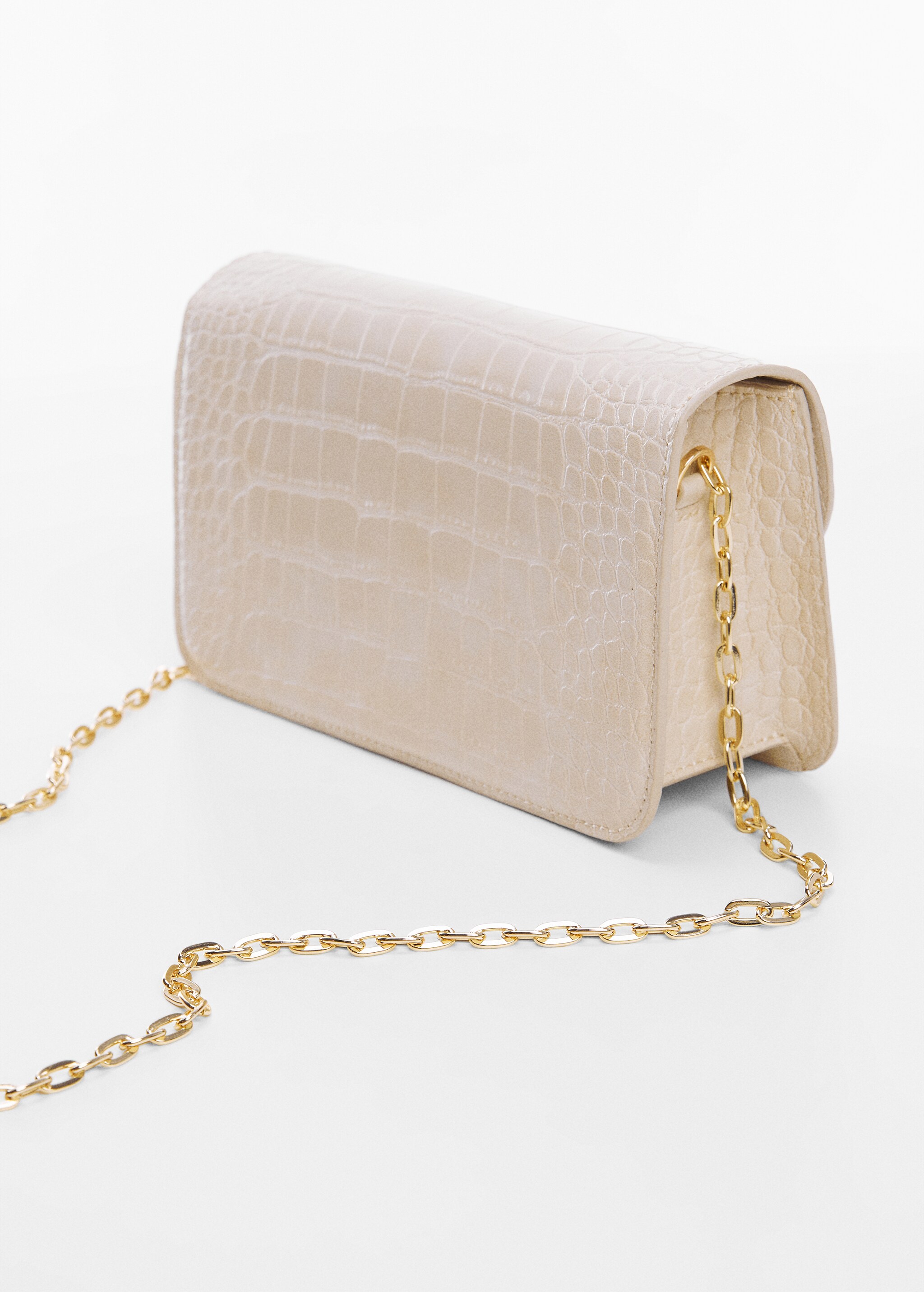 Animal print effect chain bag - Details of the article 1