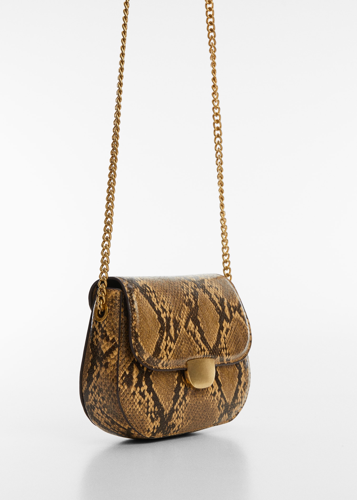 Crossbody bag with flap - Medium plane