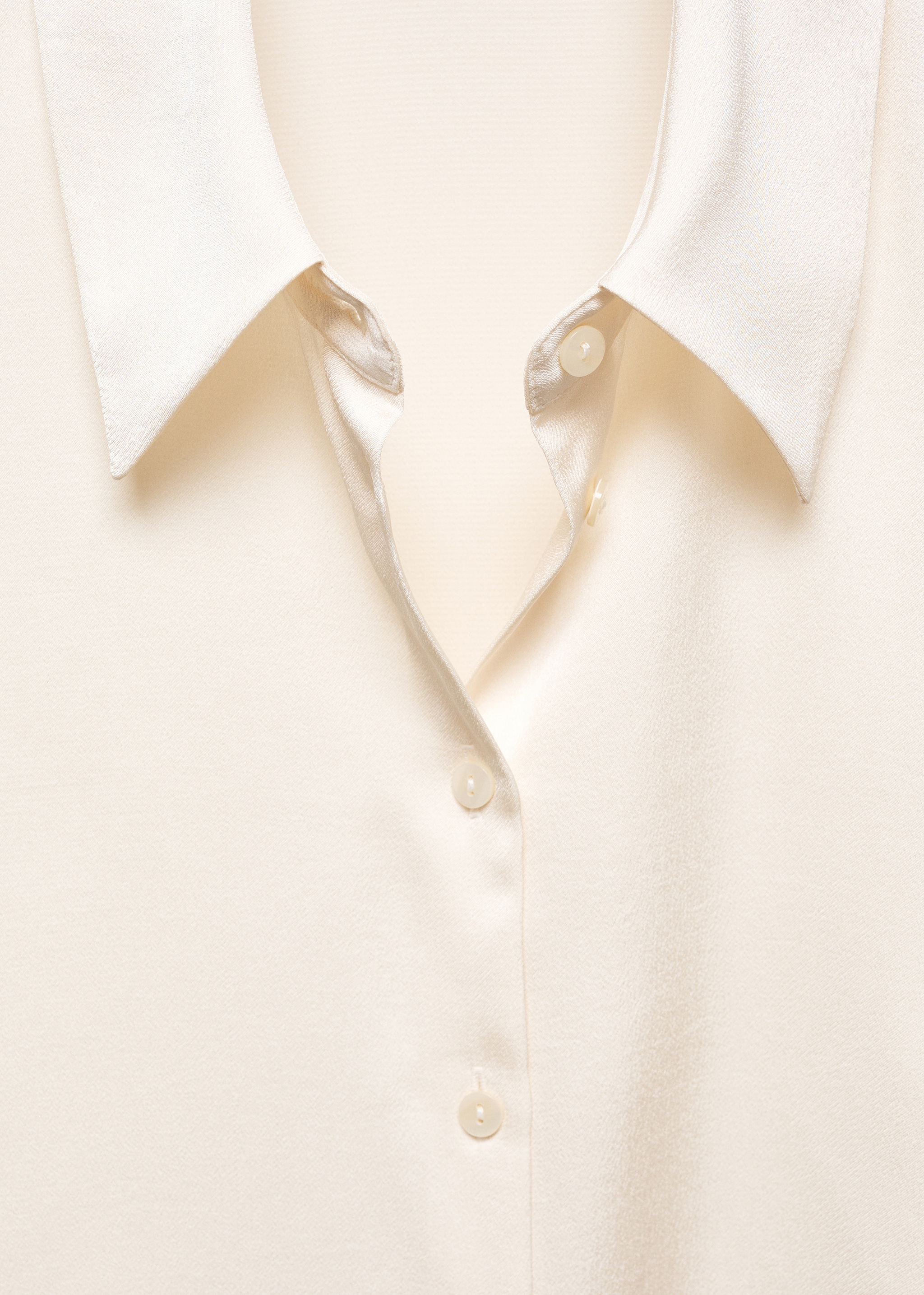 Satin finish flowy shirt - Details of the article 8