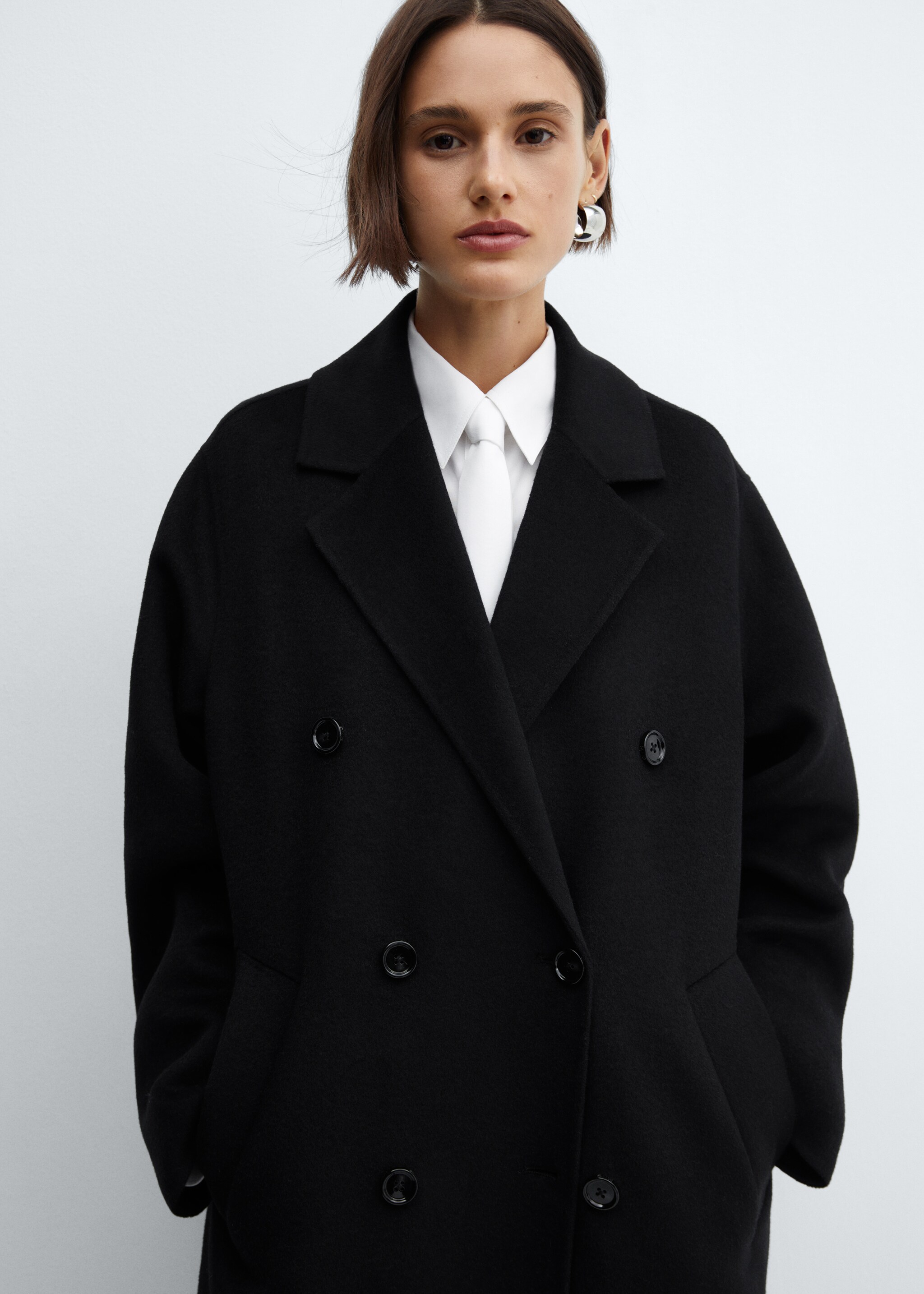Handmade oversized wool coat - Details of the article 2