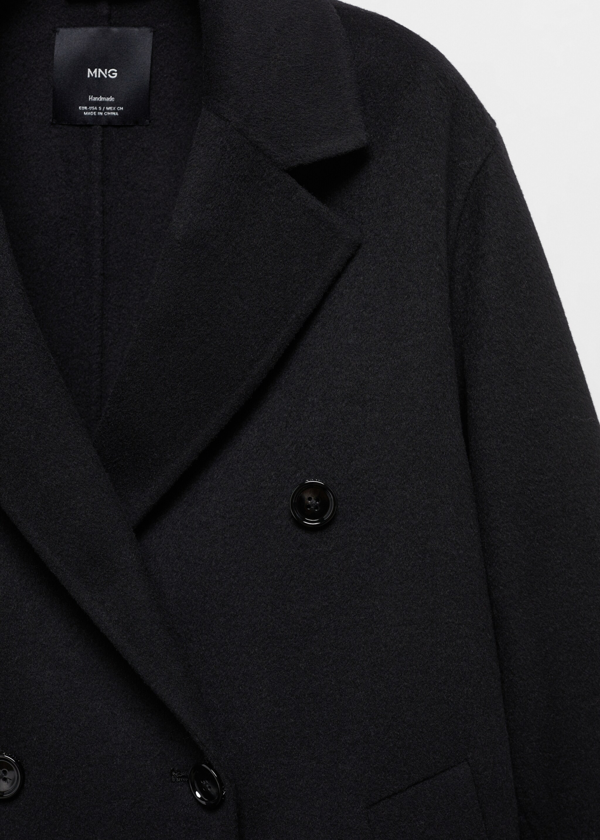 Handmade oversized wool coat - Details of the article 8
