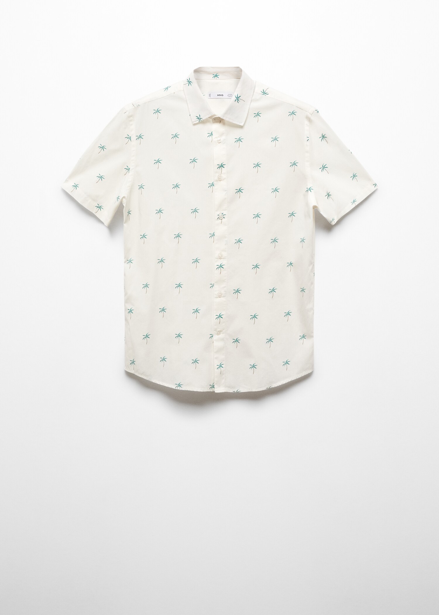 Chemise coton en imprimé palmiers - Article sans modèle