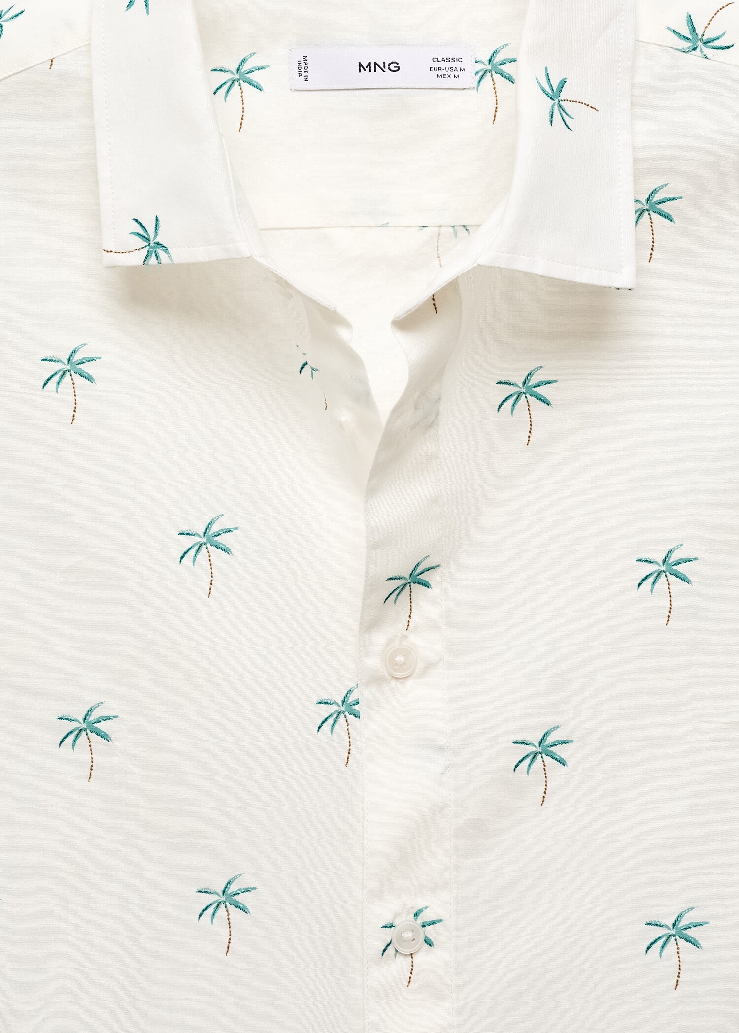 Chemise coton en imprimé palmiers - Détail de l'article 8