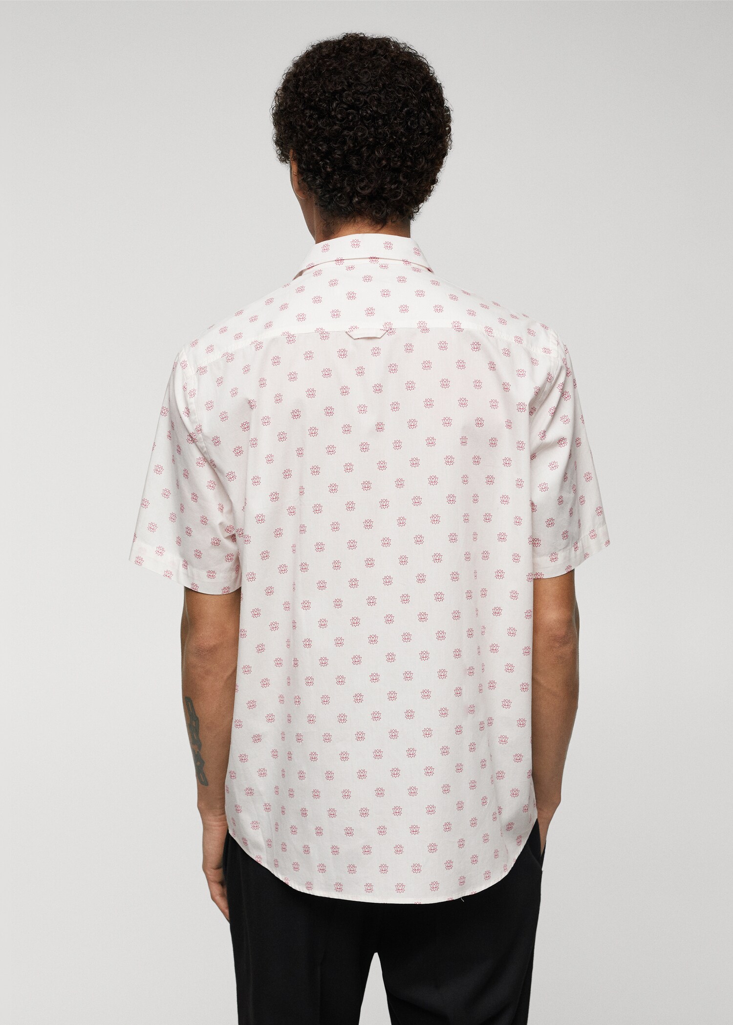 Chemise imprimée 100 % coton - Verso de l’article