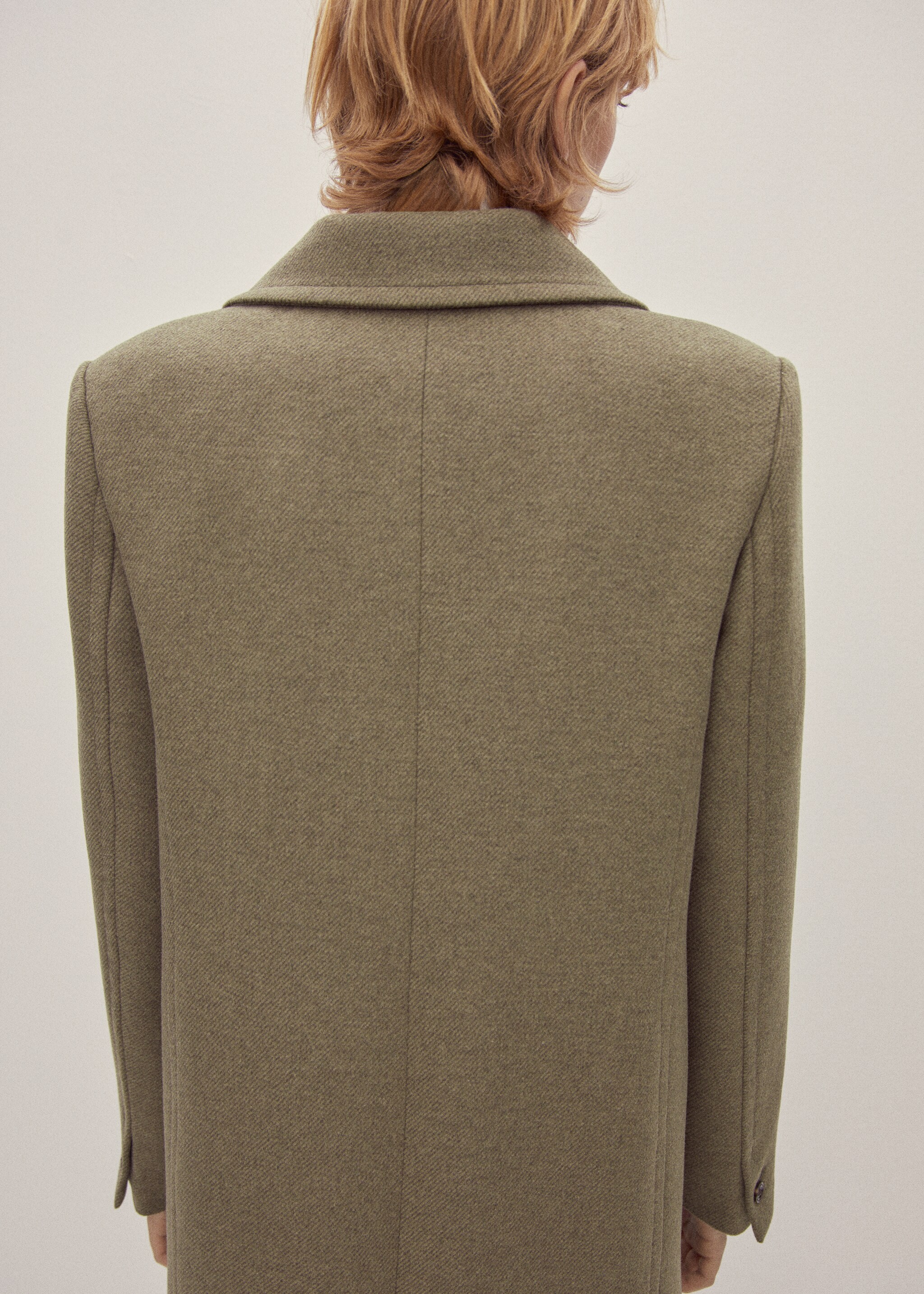 Пальто с лацканами шерсть - Деталь изделия 9