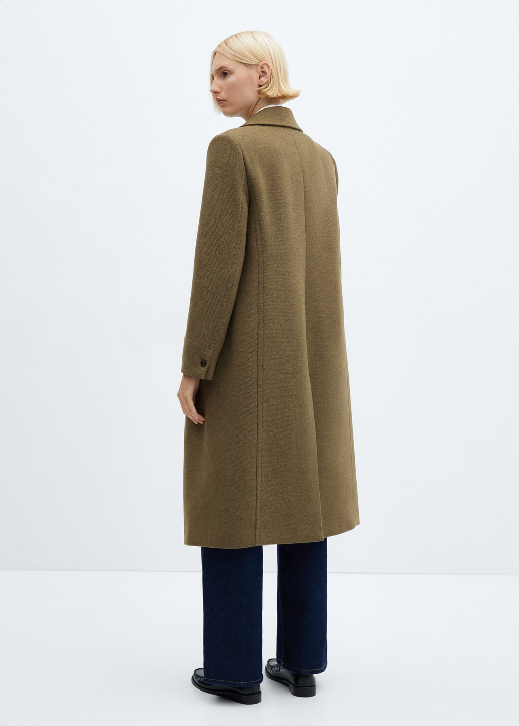 Lapels wool coat