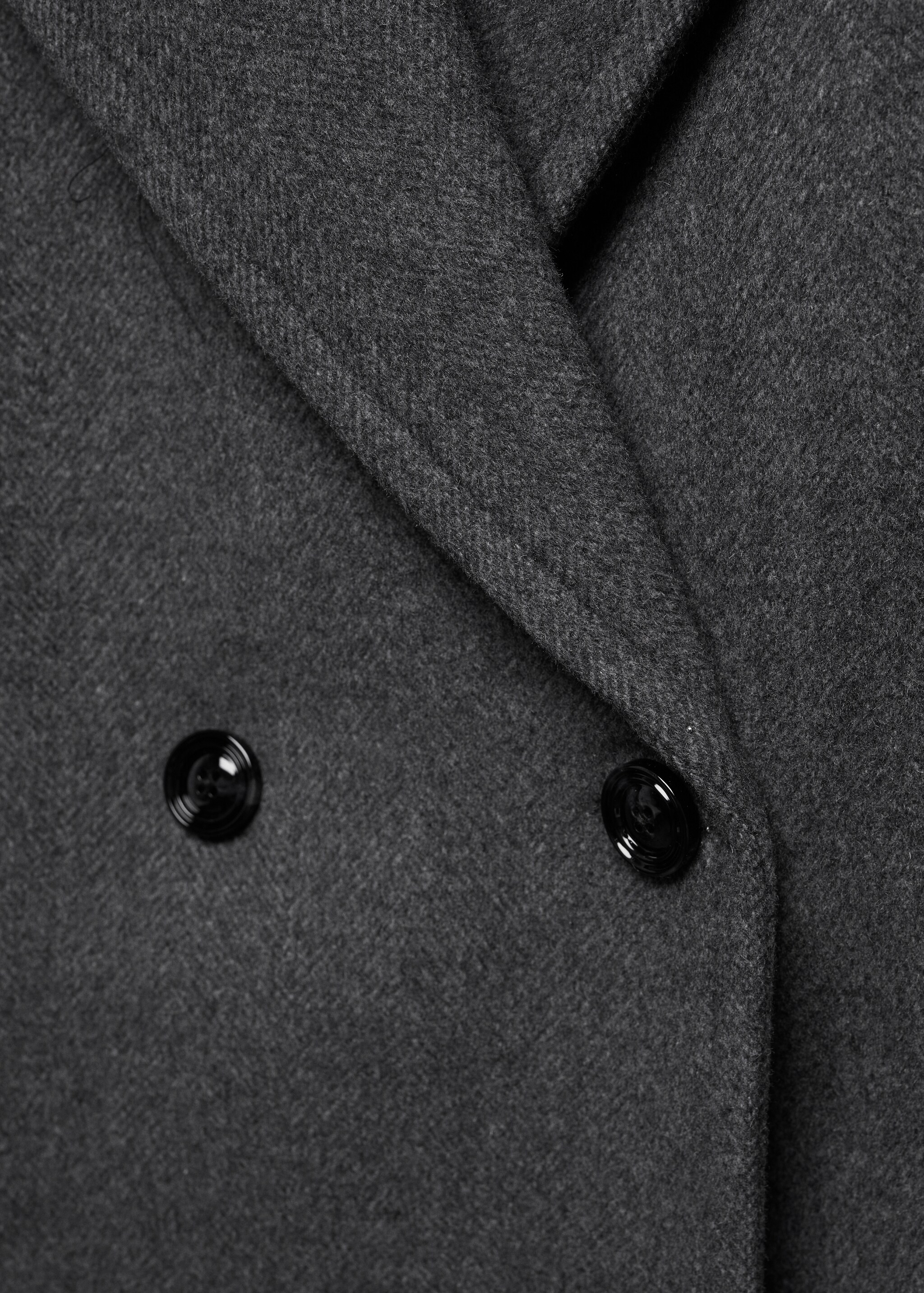 Lapels wool coat - Details of the article 8