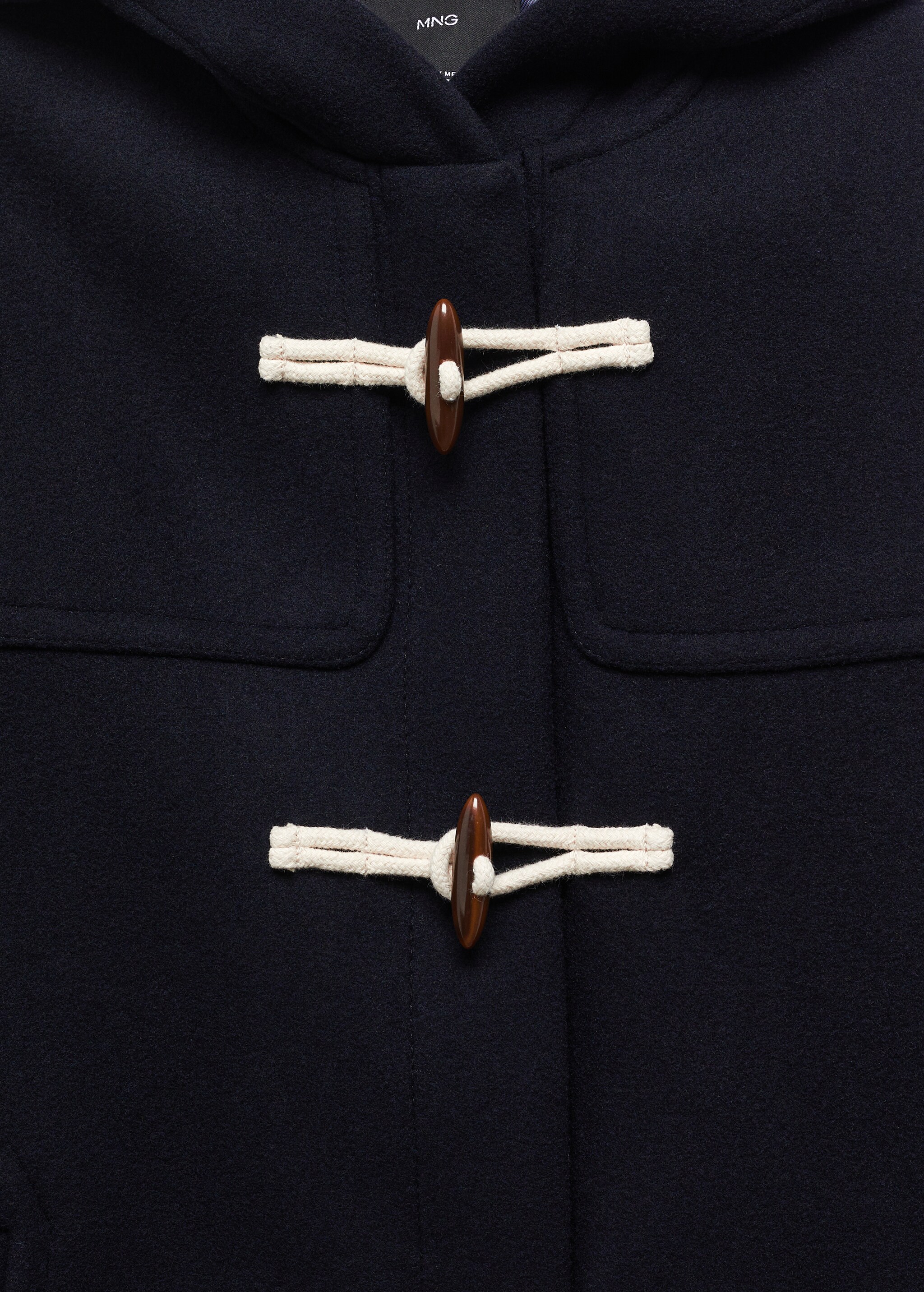 Hooded wool coat - Details of the article 8