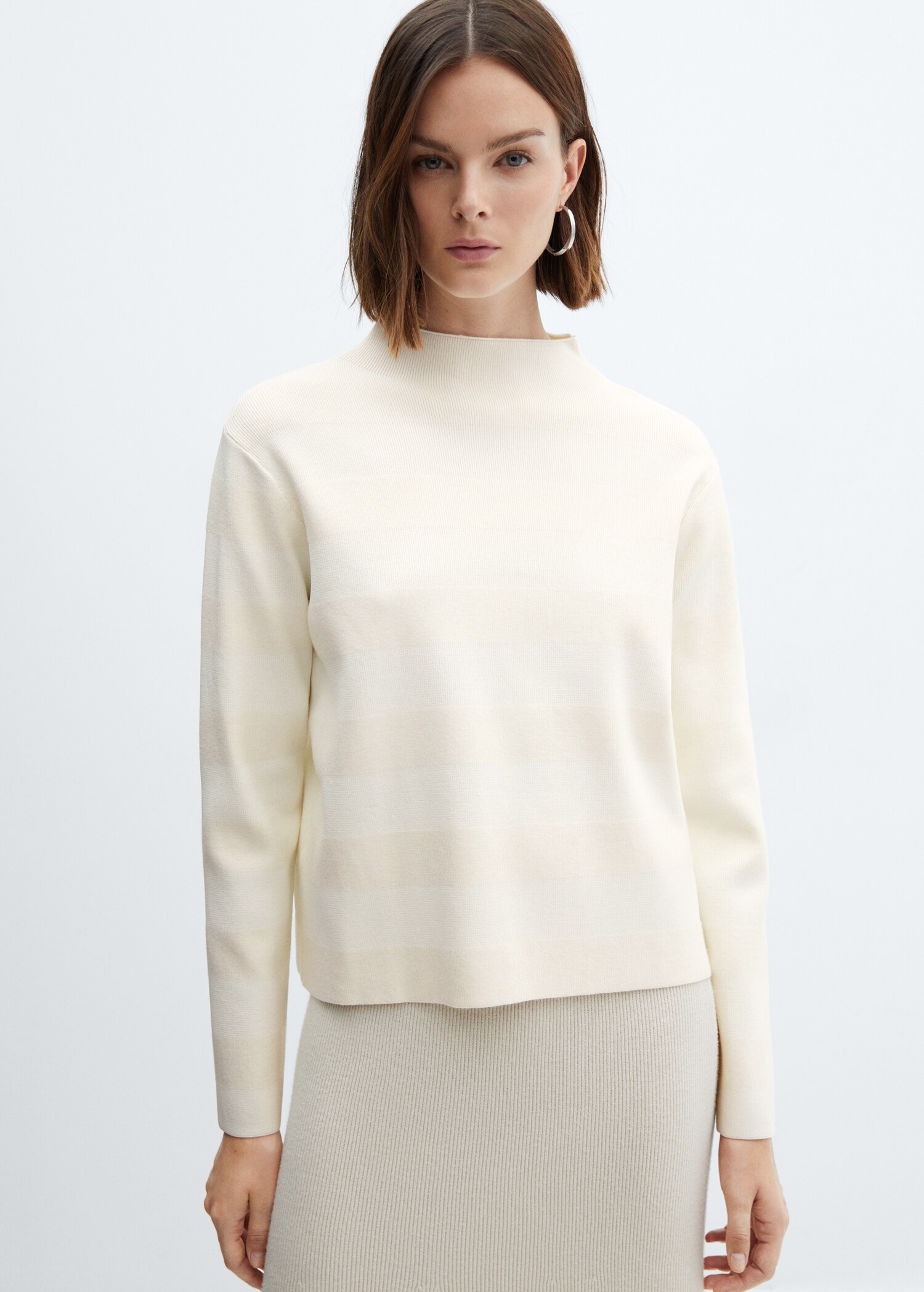 Perkins-neck sweater - Medium plane