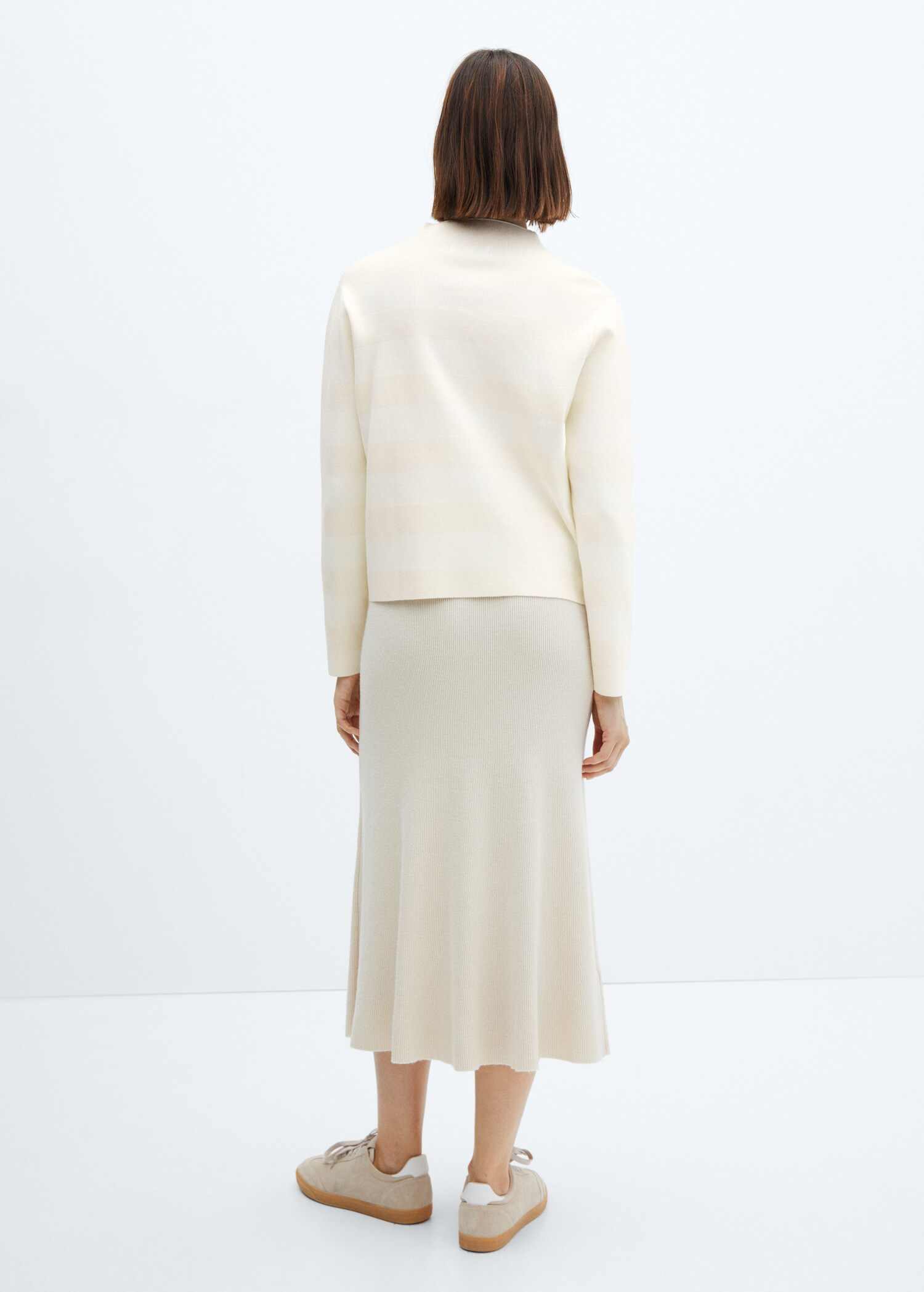 Perkins-neck sweater - Reverse of the article