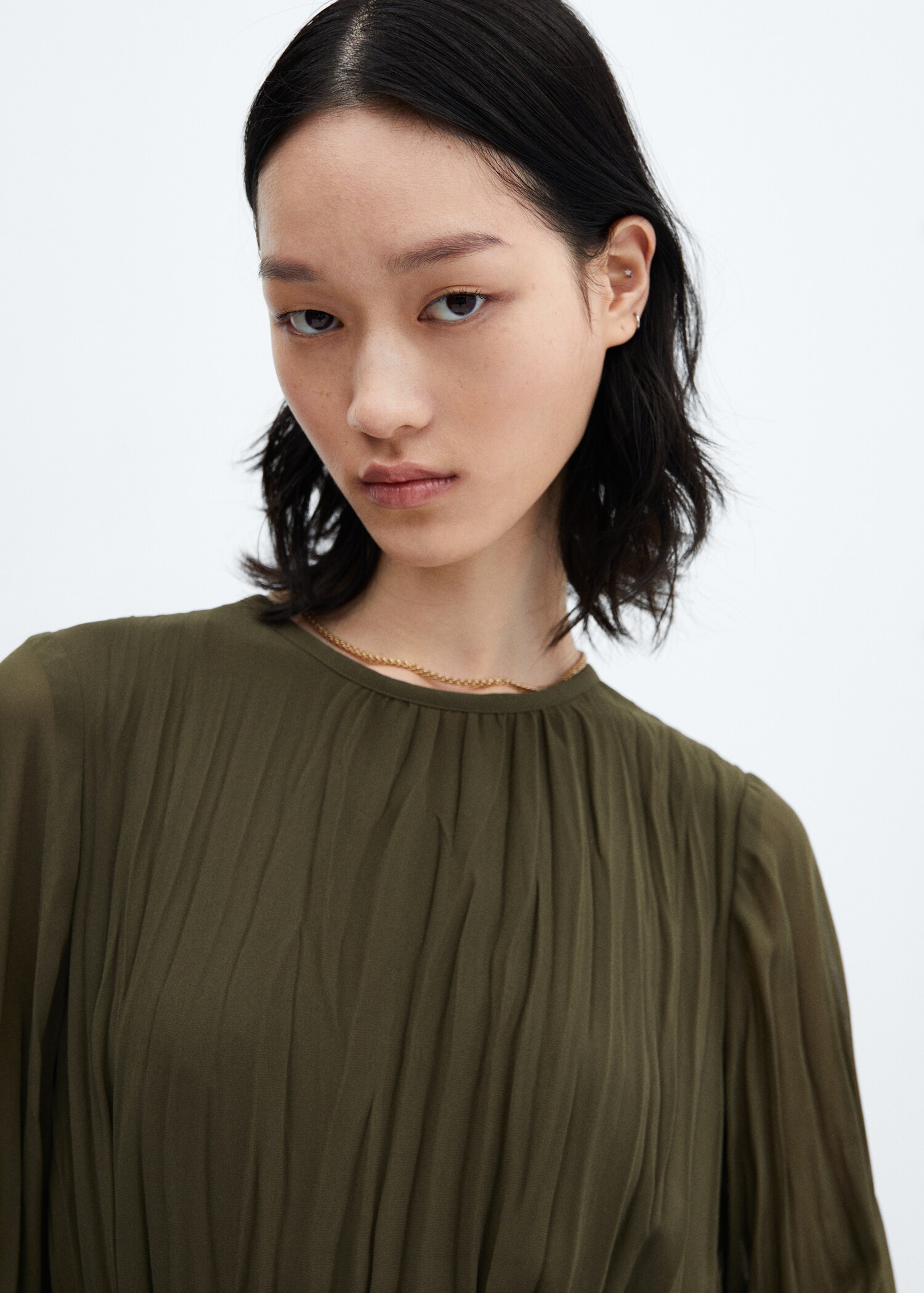 Robe courte plissée - Détail de l'article 1