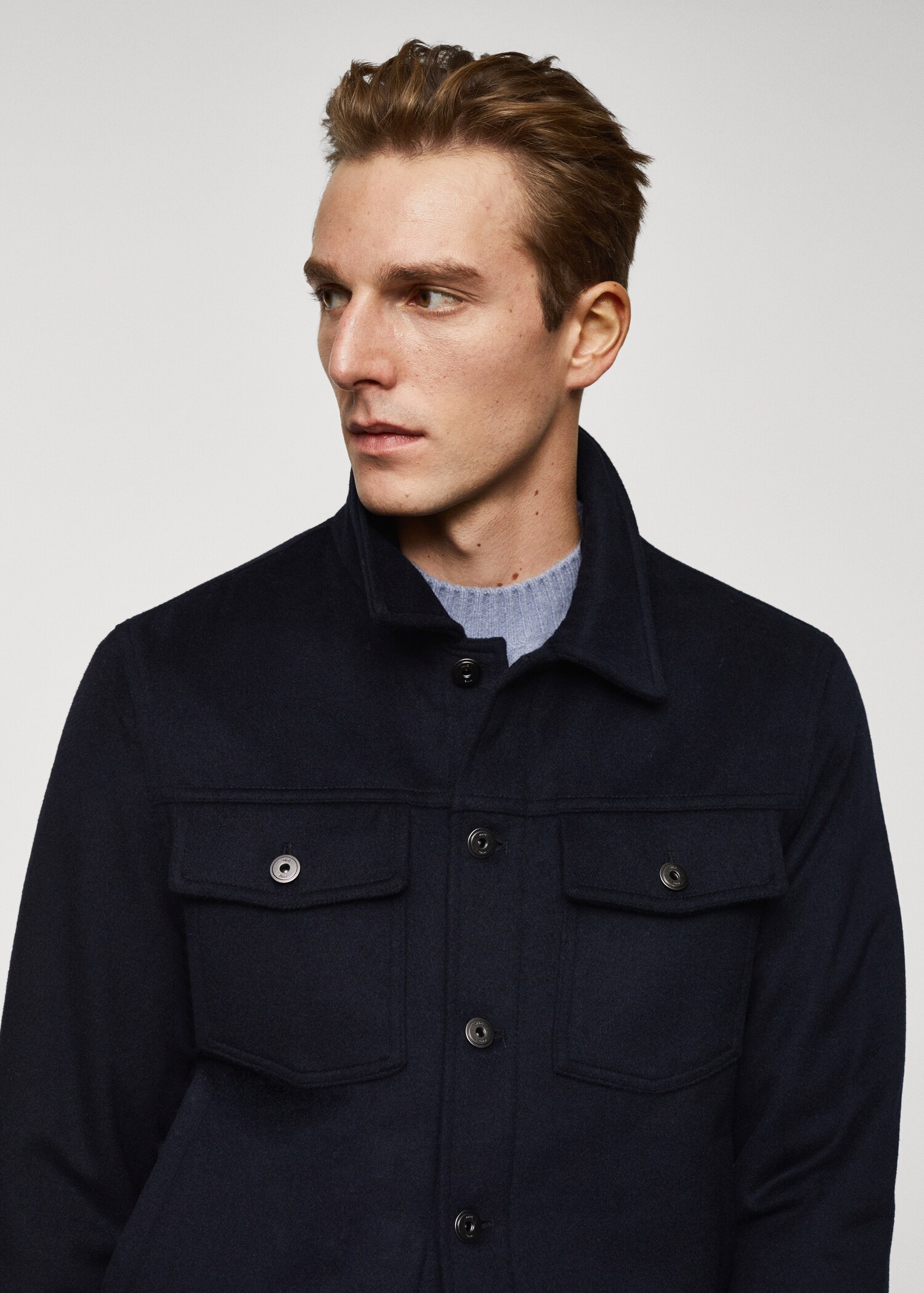 Woll-Mix-Jacke mit Seitentaschen - Herren | MANGO Deutschland