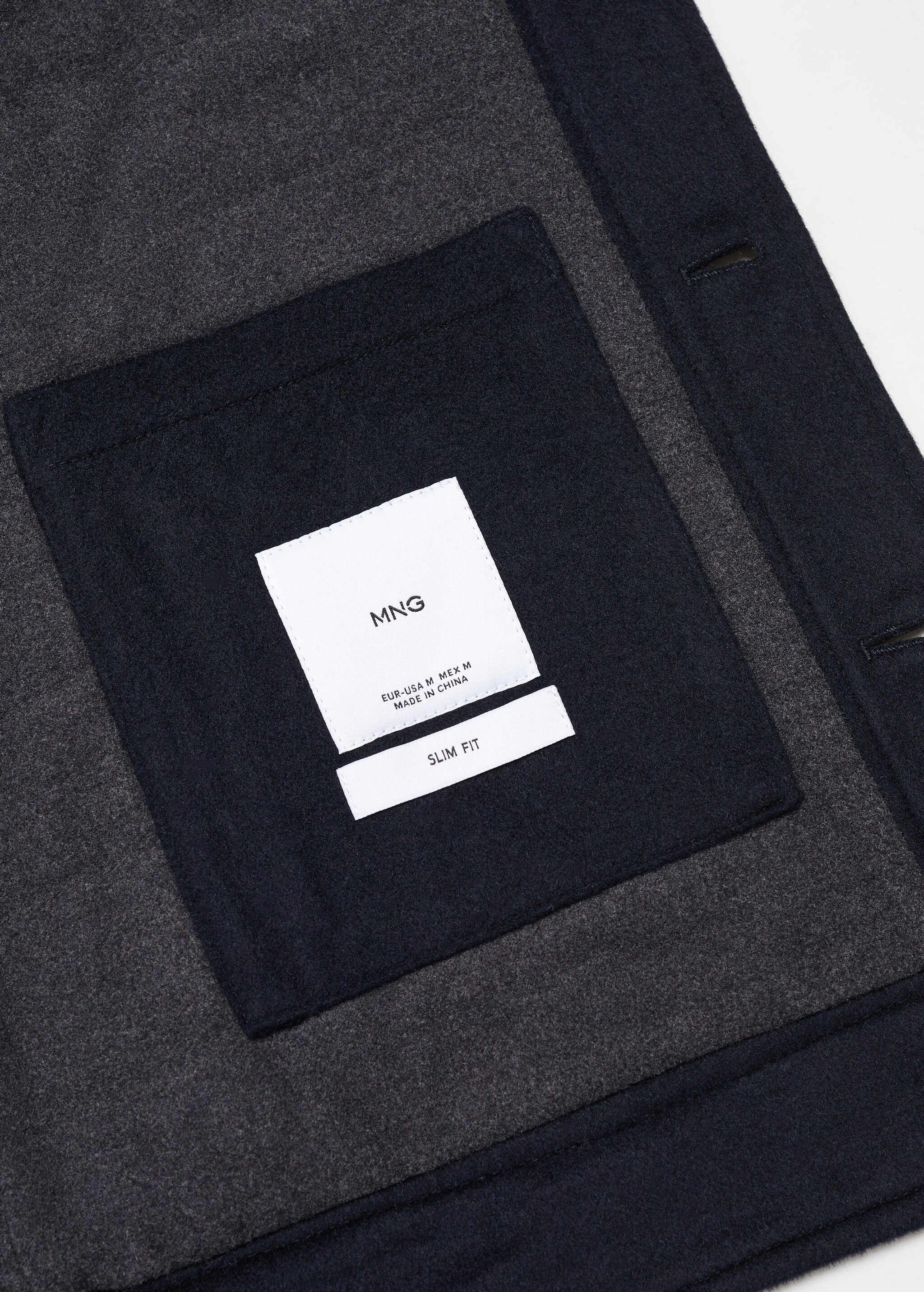 Pocketed wool-blend jacket - Details of the article 8