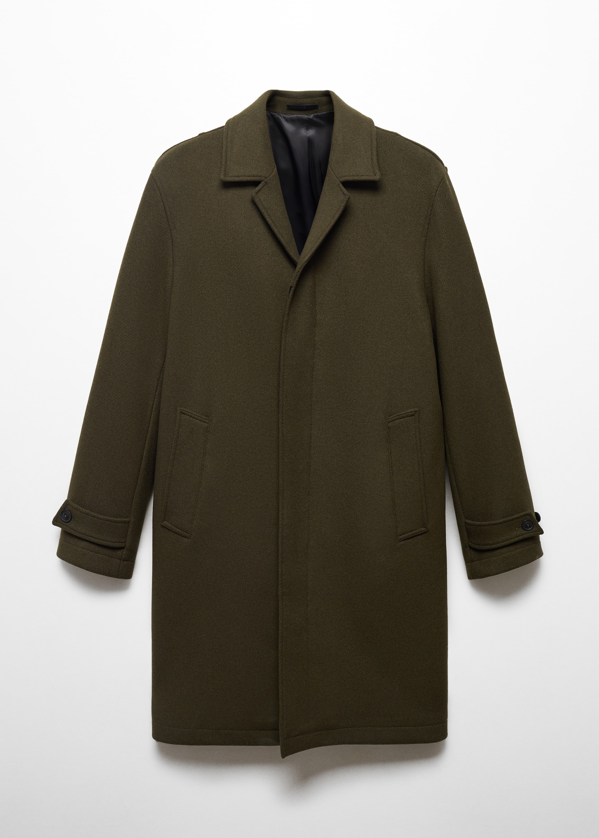 Пальто regular fit из шерсти - Изделие без модели