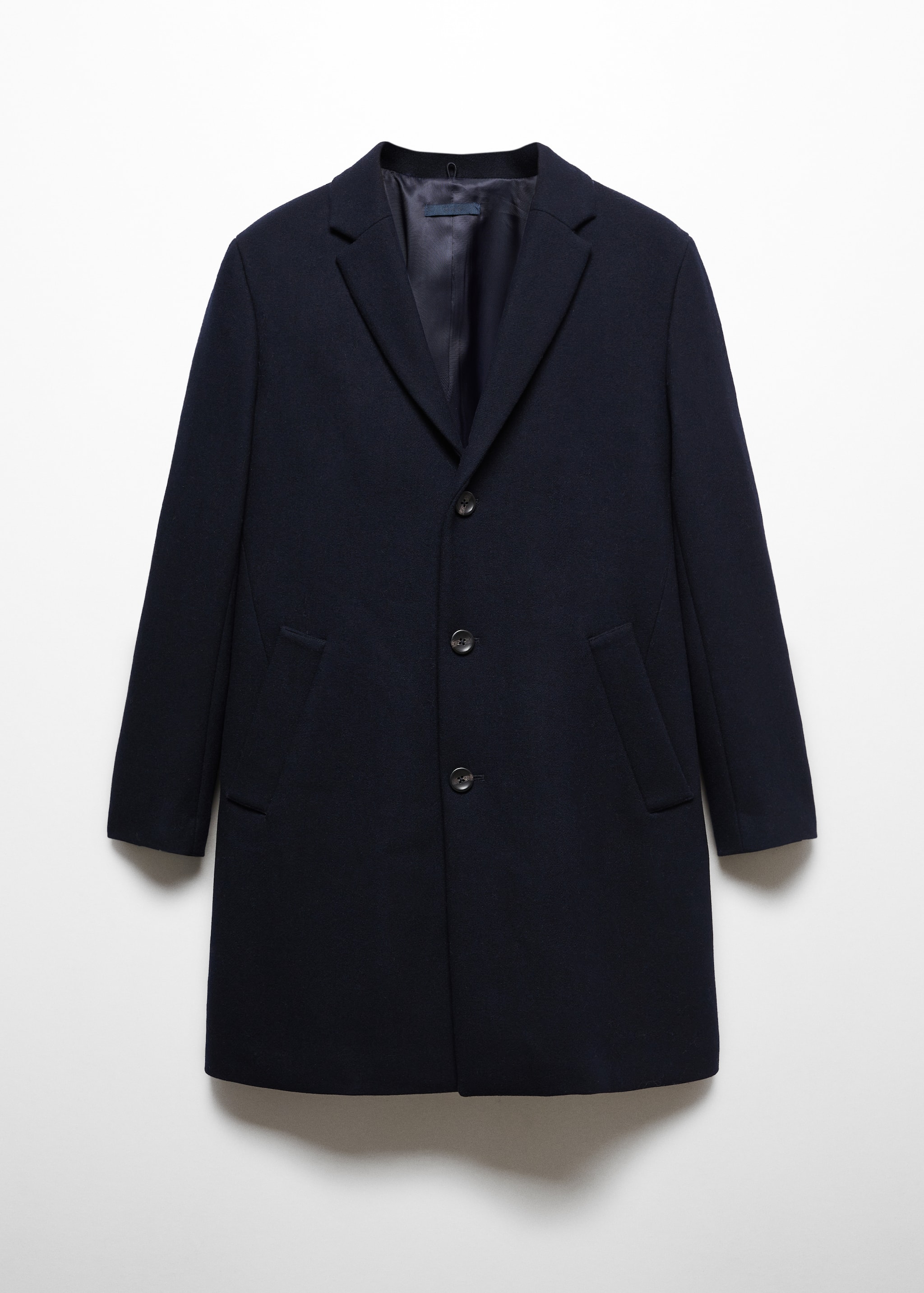 Wool coat with detachable collar - Details of the article 8