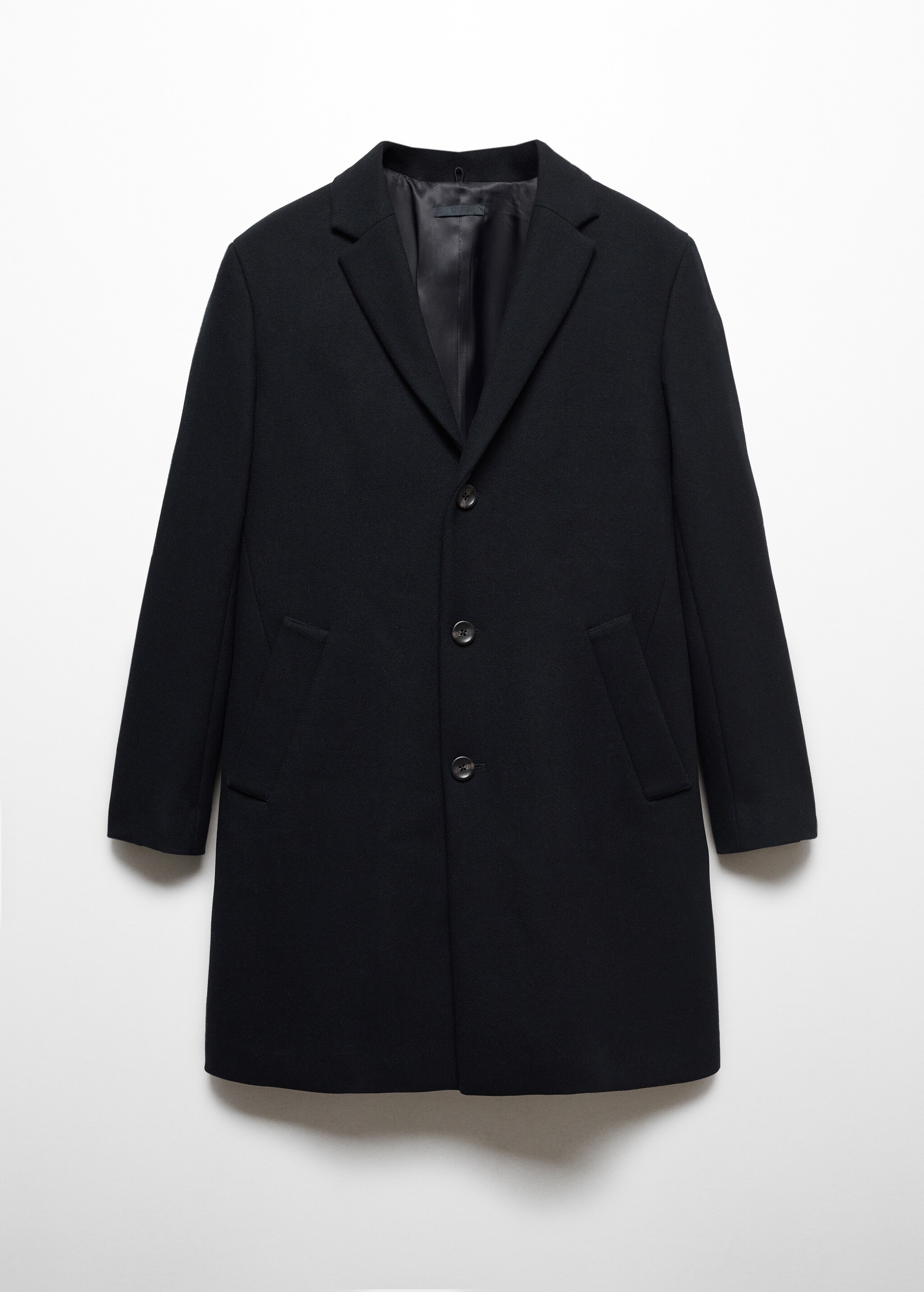 Wool coat with detachable collar - Details of the article 8