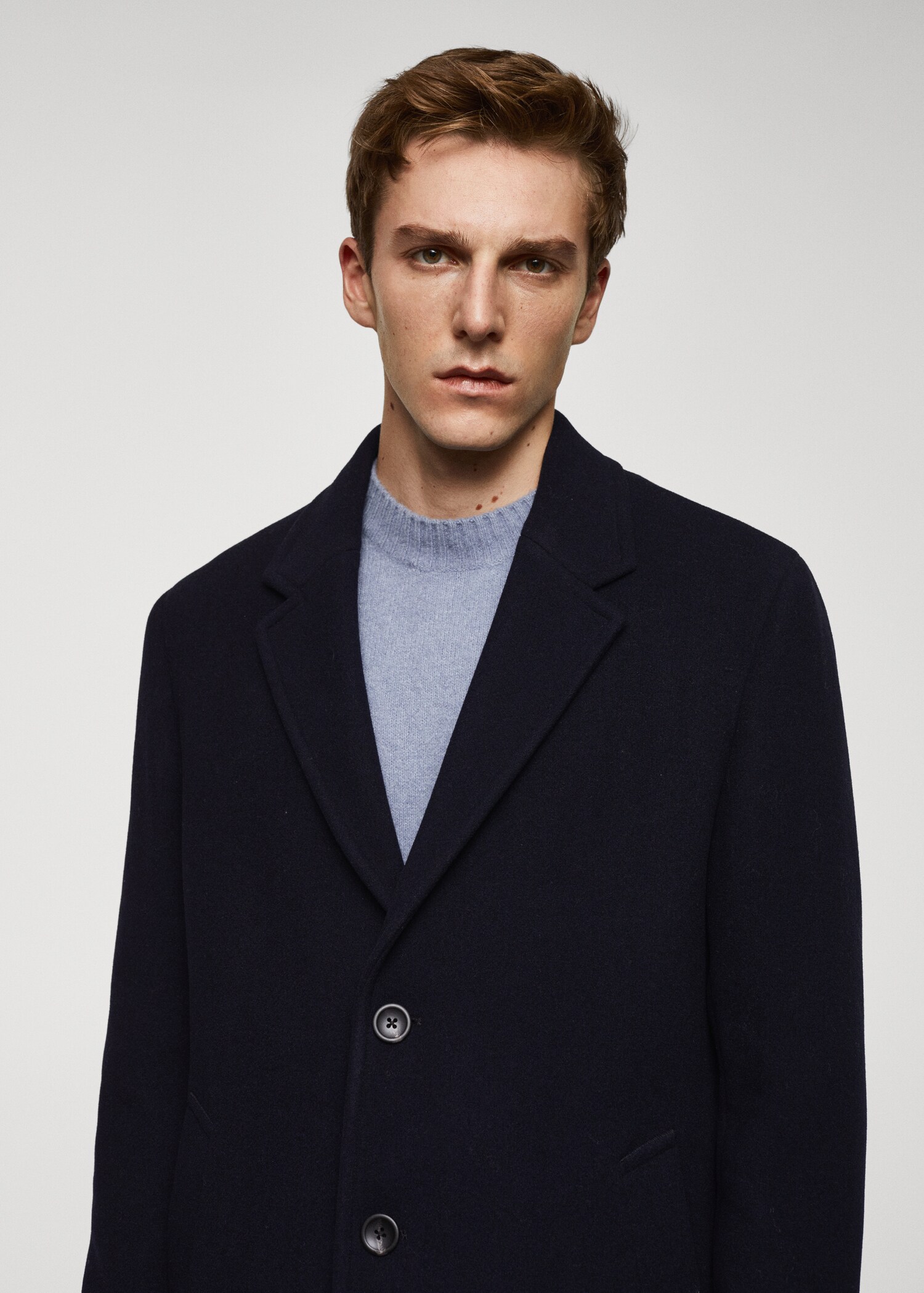 Cappotto leggero lana riciclata - Dettaglio dell'articolo 1