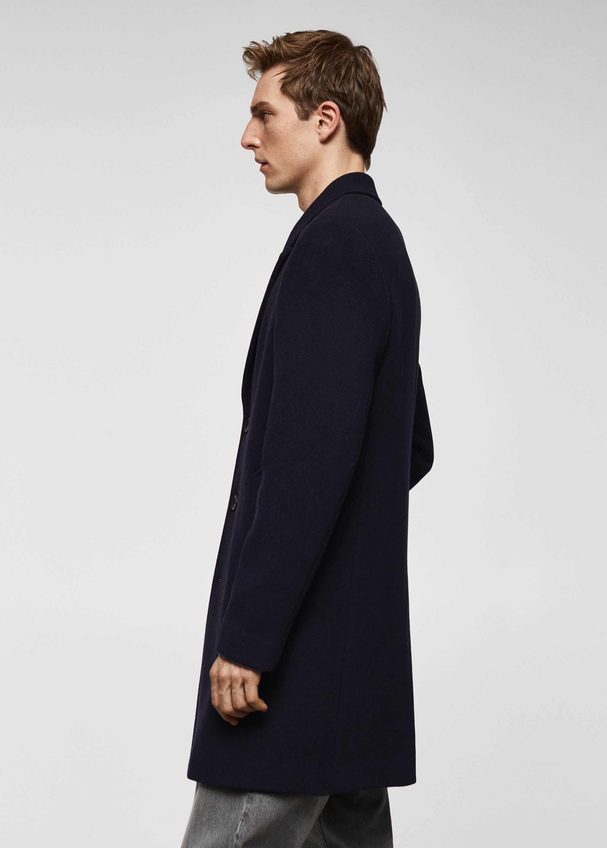 Lightweight recycled wool coat  - Details of the article 2