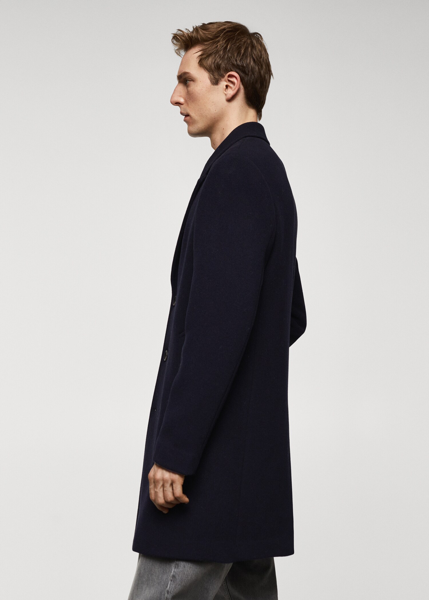 Cappotto leggero lana riciclata - Dettaglio dell'articolo 2