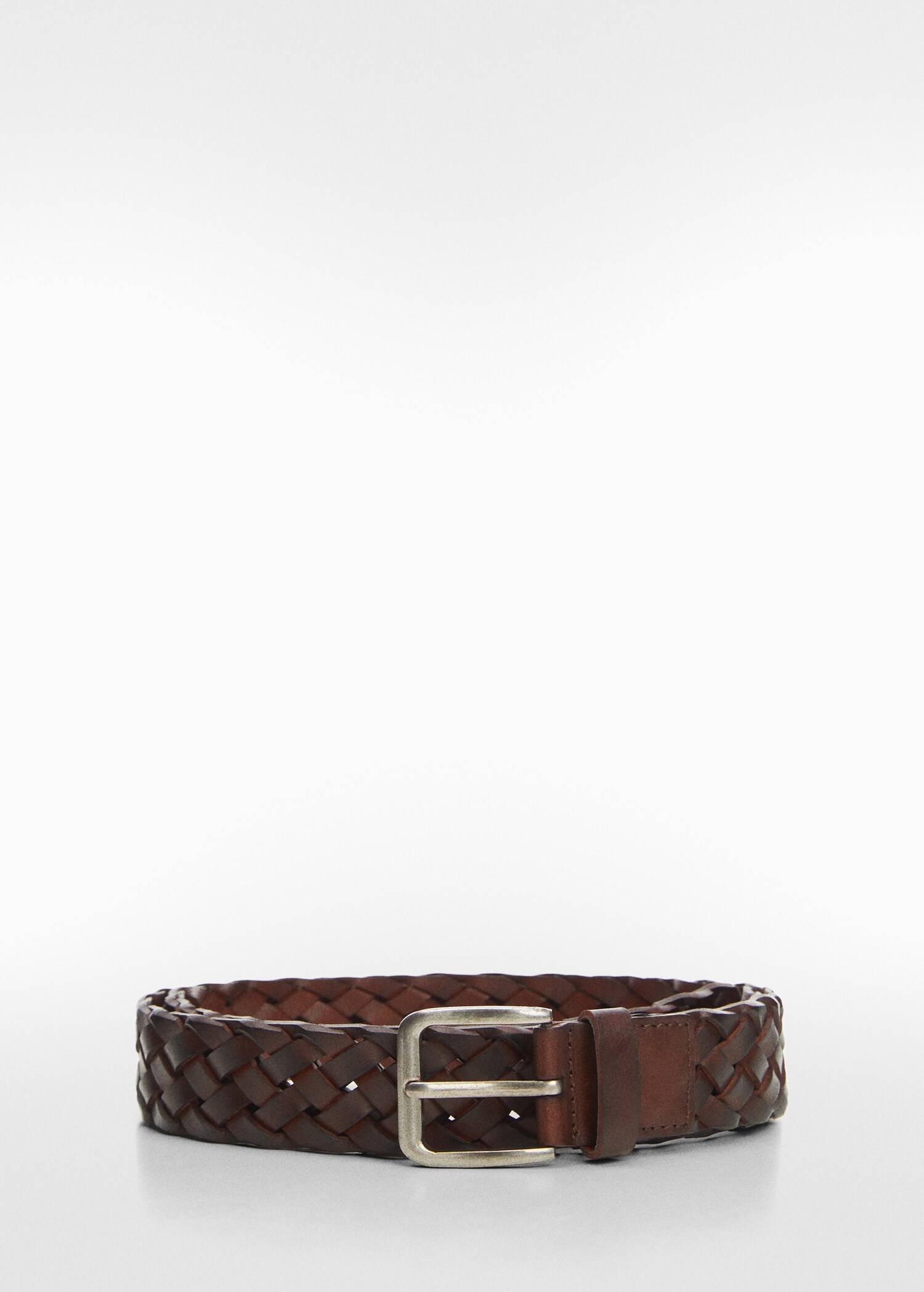 Braided leather belt - Article without model