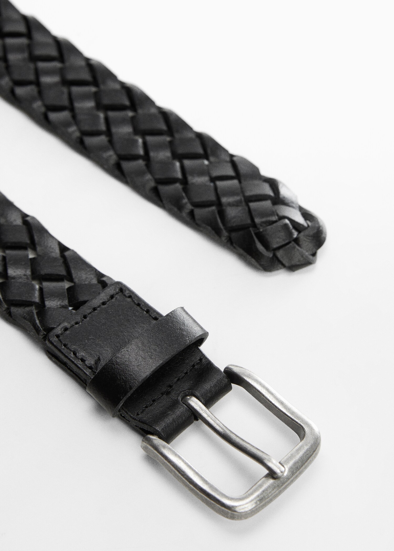 Braided leather belt - Details of the article 1