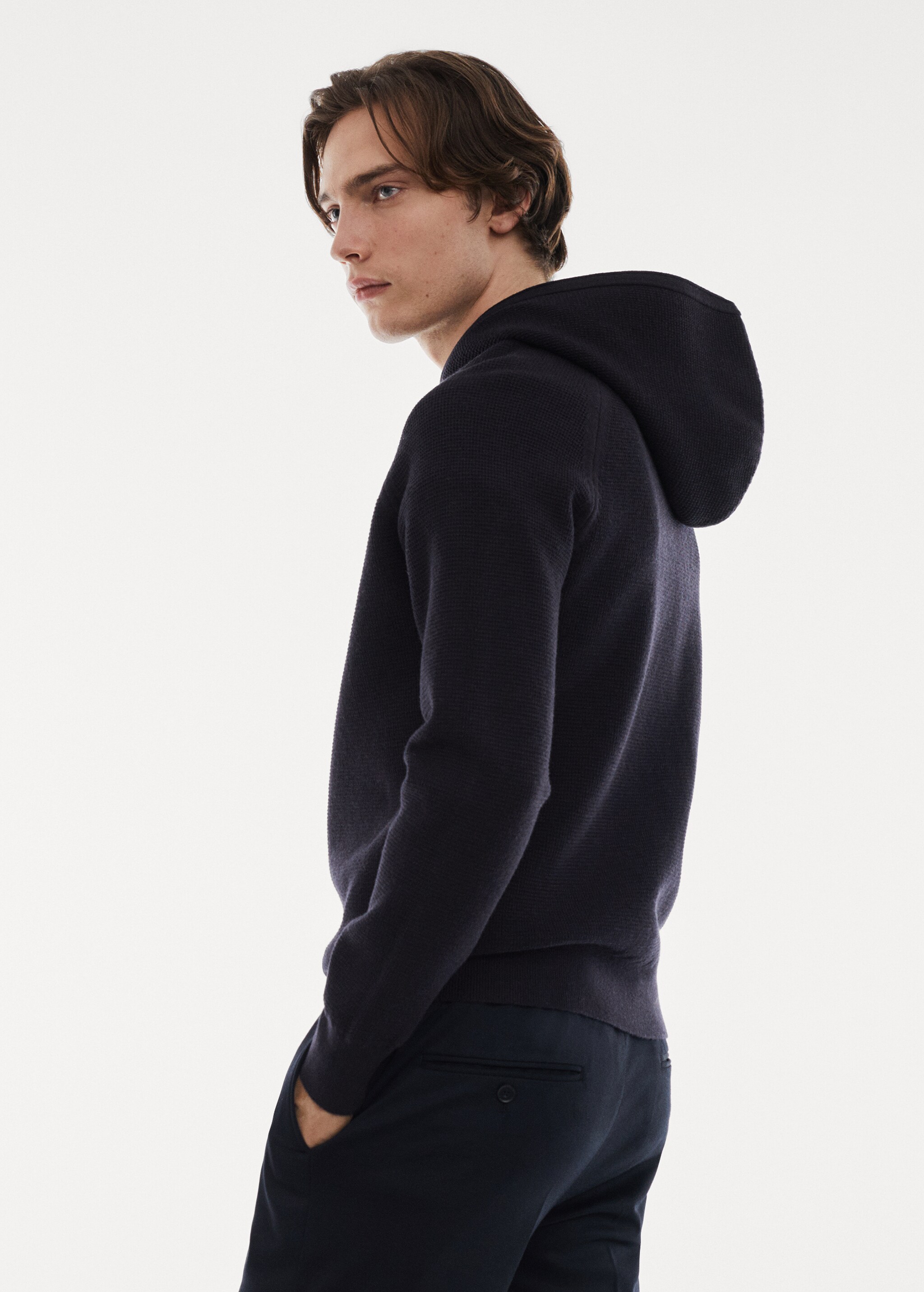 Stretch knitted sweatshirt - Details of the article 2