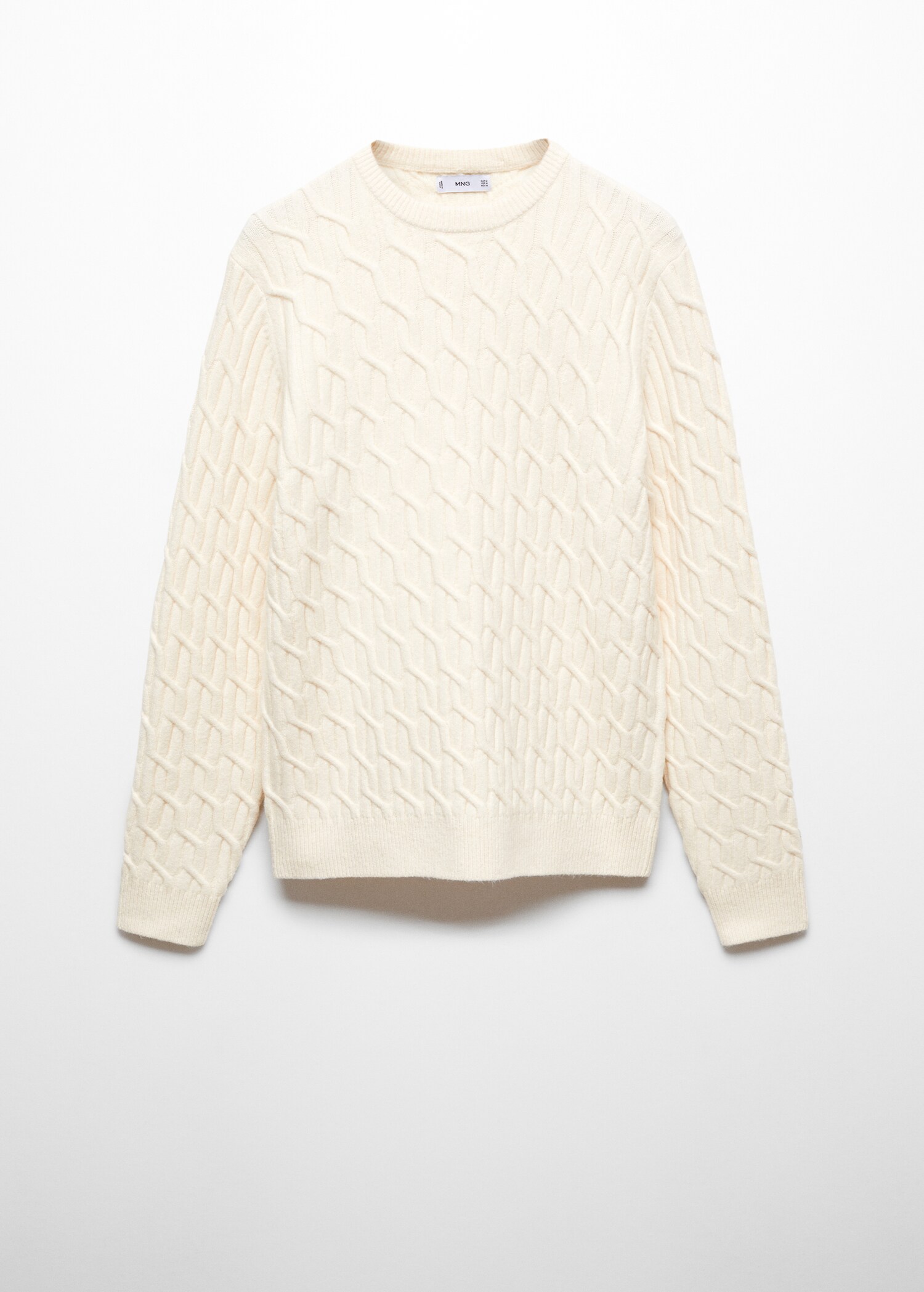 Braided knitted sweater - Articolo senza modello