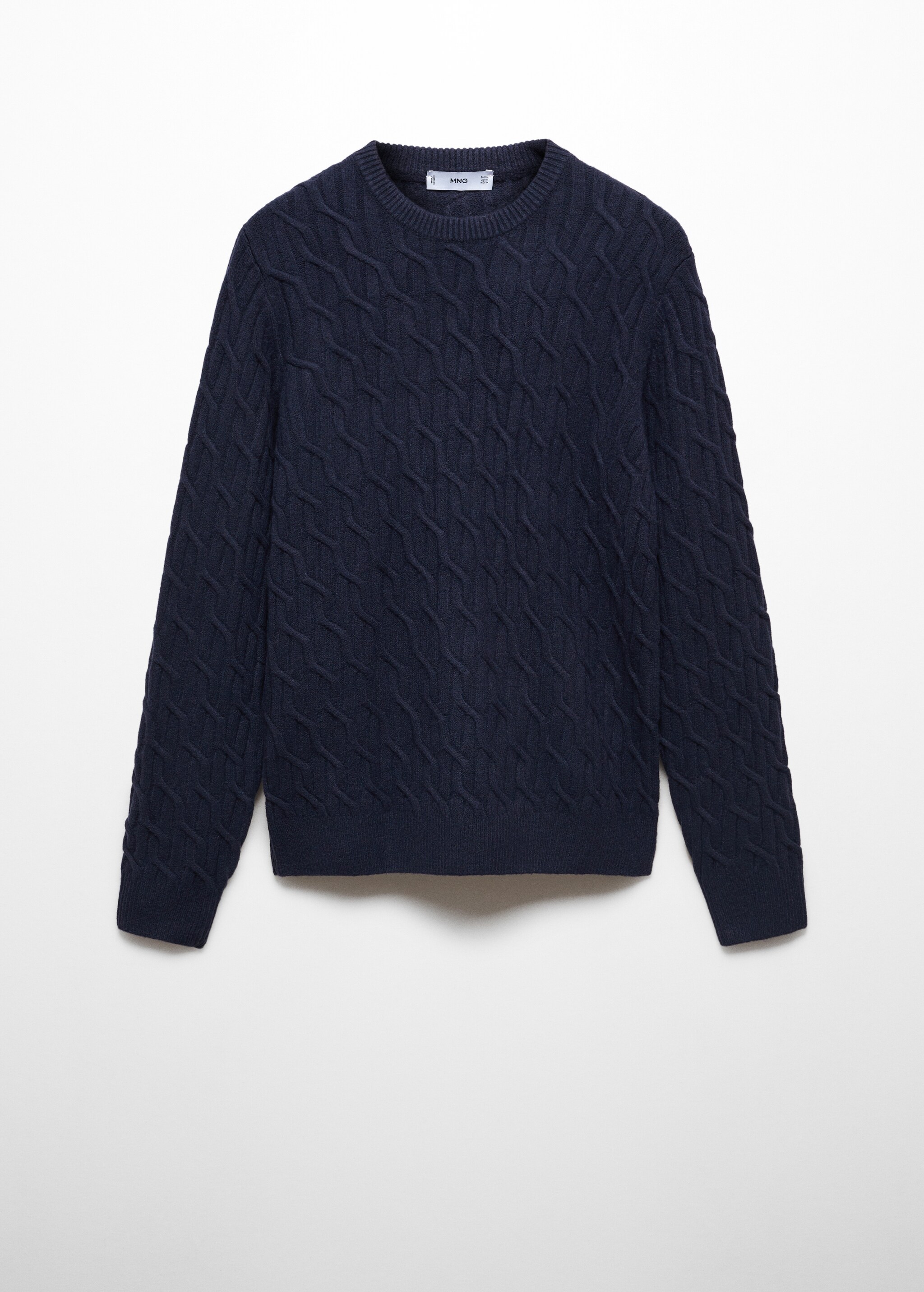 Braided knitted sweater - Articolo senza modello