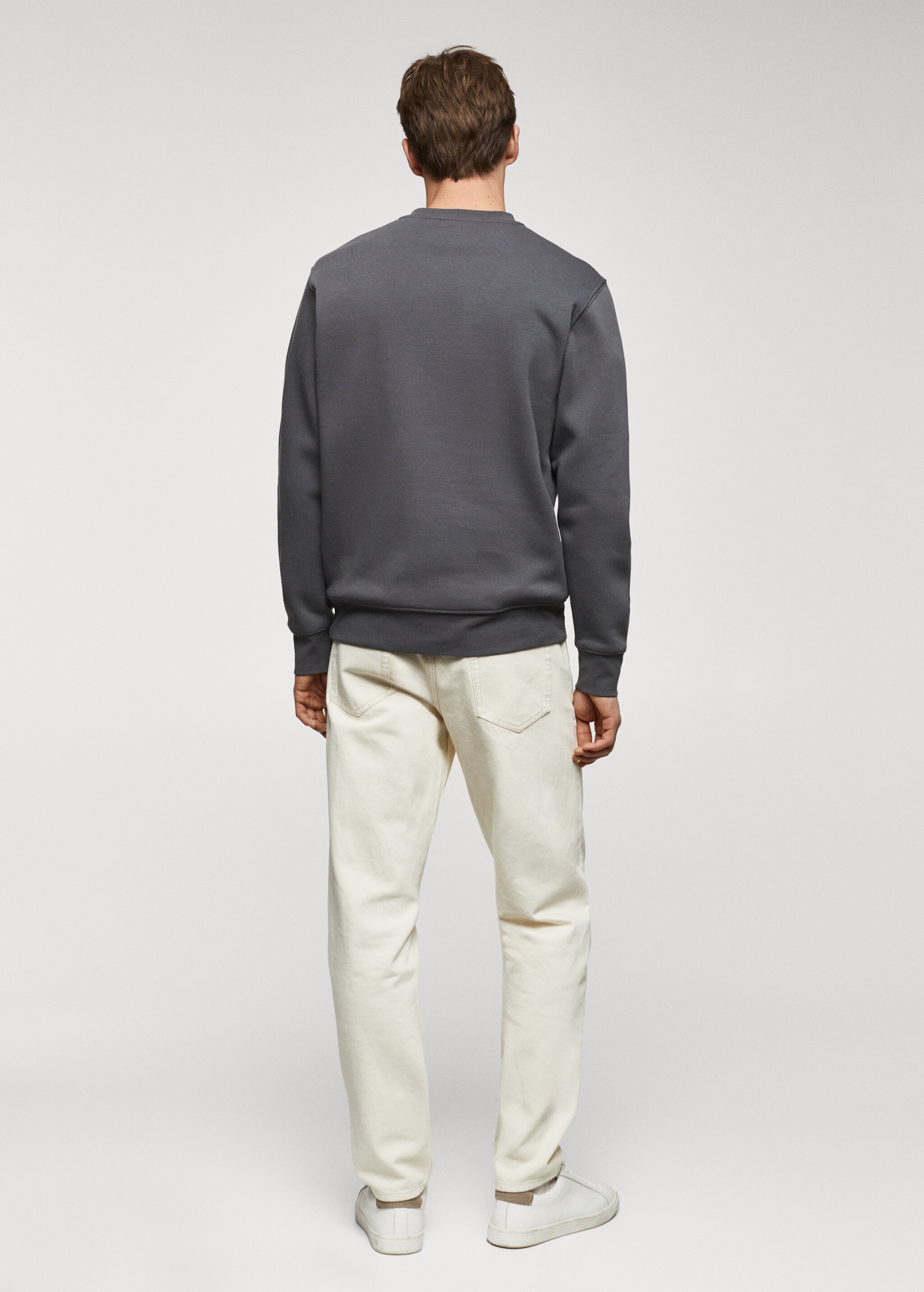 Lightweight cotton sweatshirt - Reverse of the article