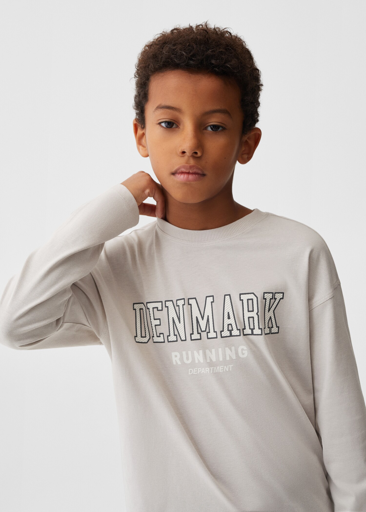 T-shirt manches longues imprimé - Détail de l'article 1