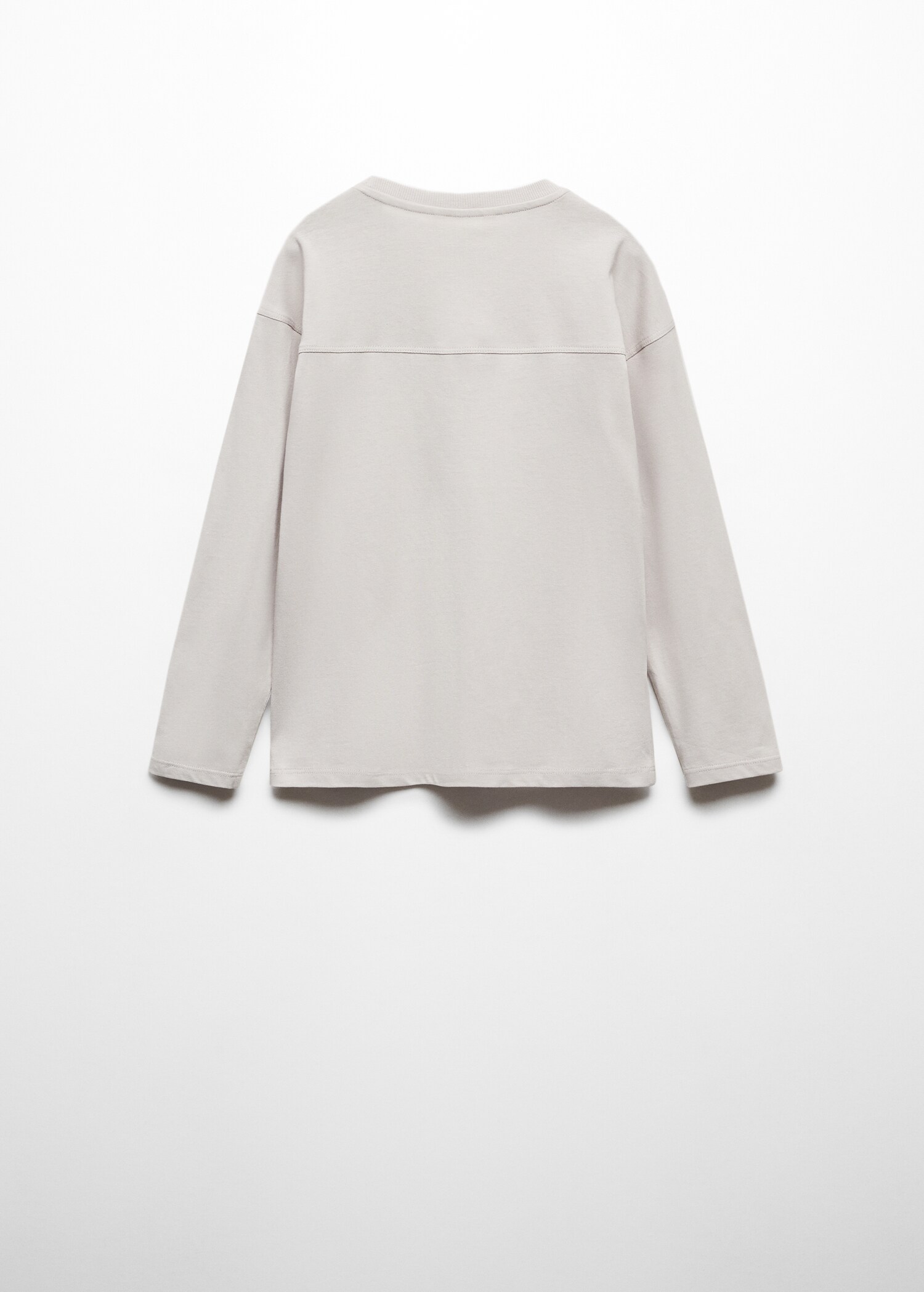 T-shirt manches longues imprimé - Verso de l’article