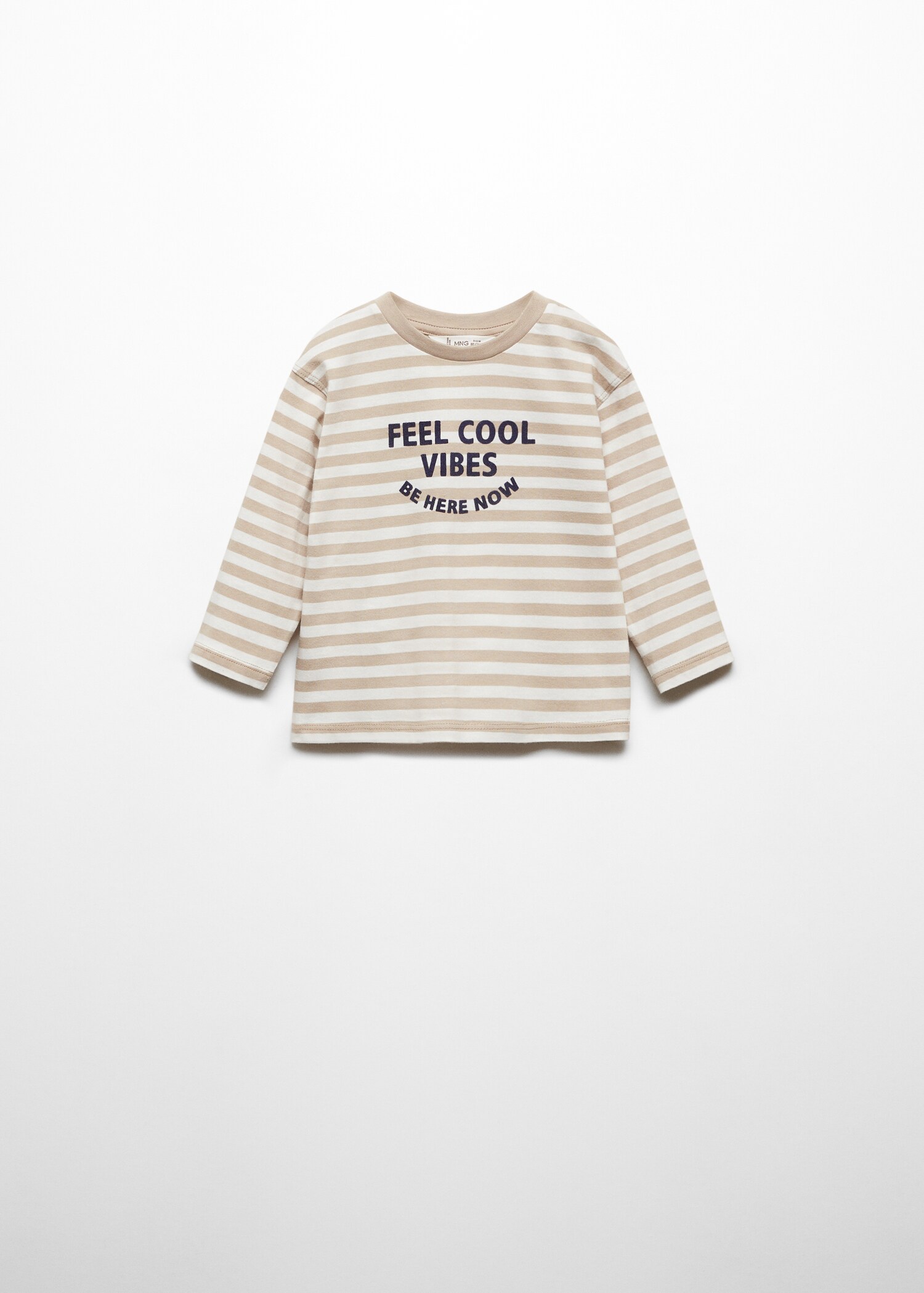 Tricou cu mânecă lungă cu dungi - Articol fără model