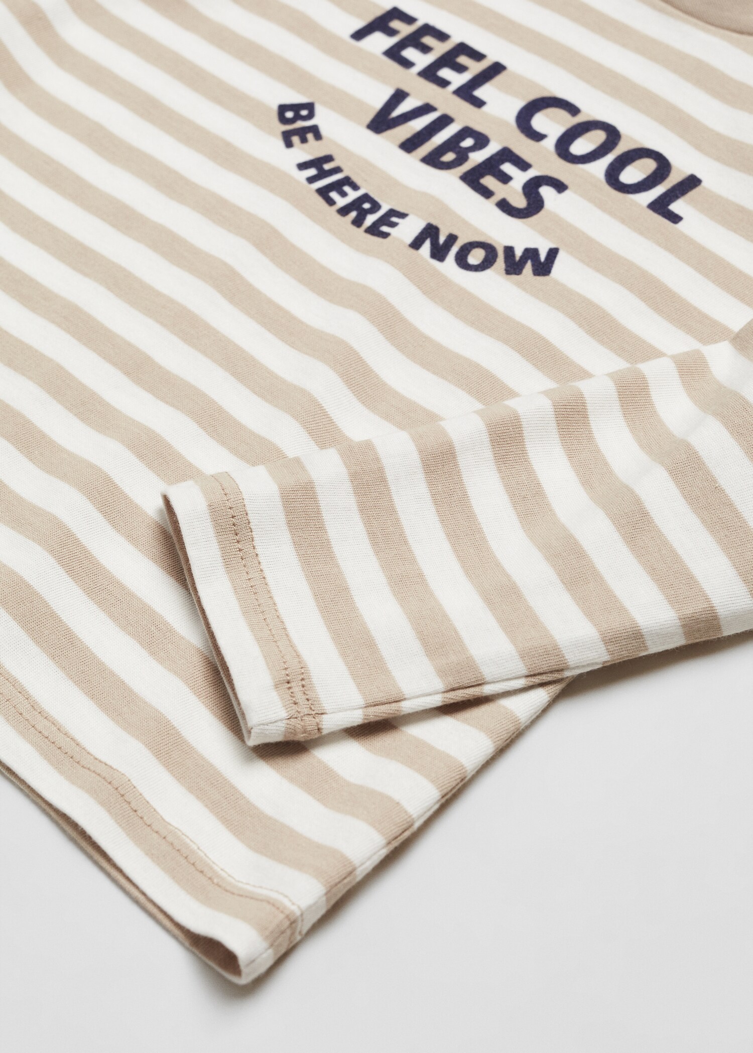 Tricou cu mânecă lungă cu dungi - Detaliu al articolului 0