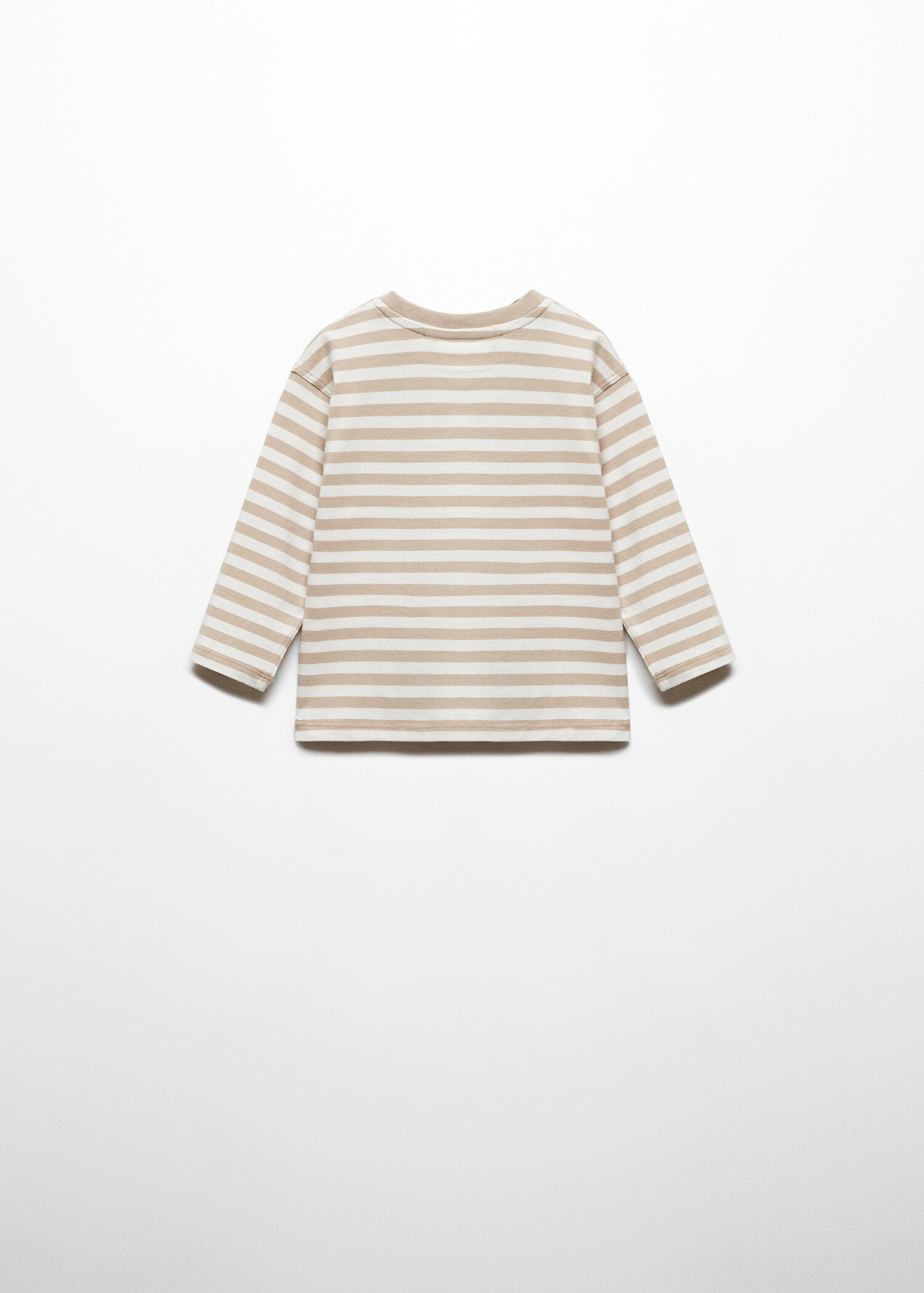Tricou cu mânecă lungă cu dungi - Spatele articolului