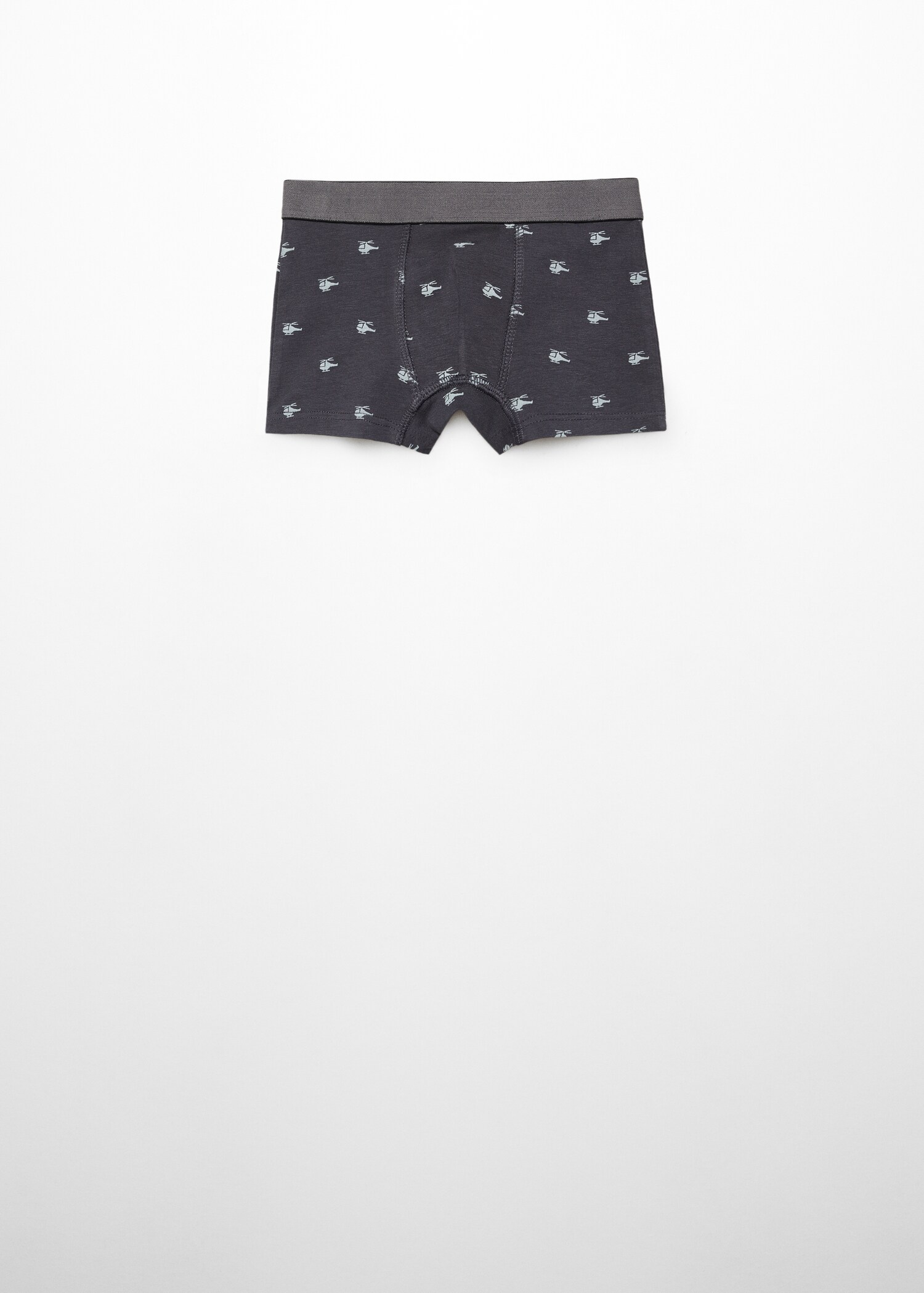 3-pak bedrukte boxershorts - Achterkant van het artikel
