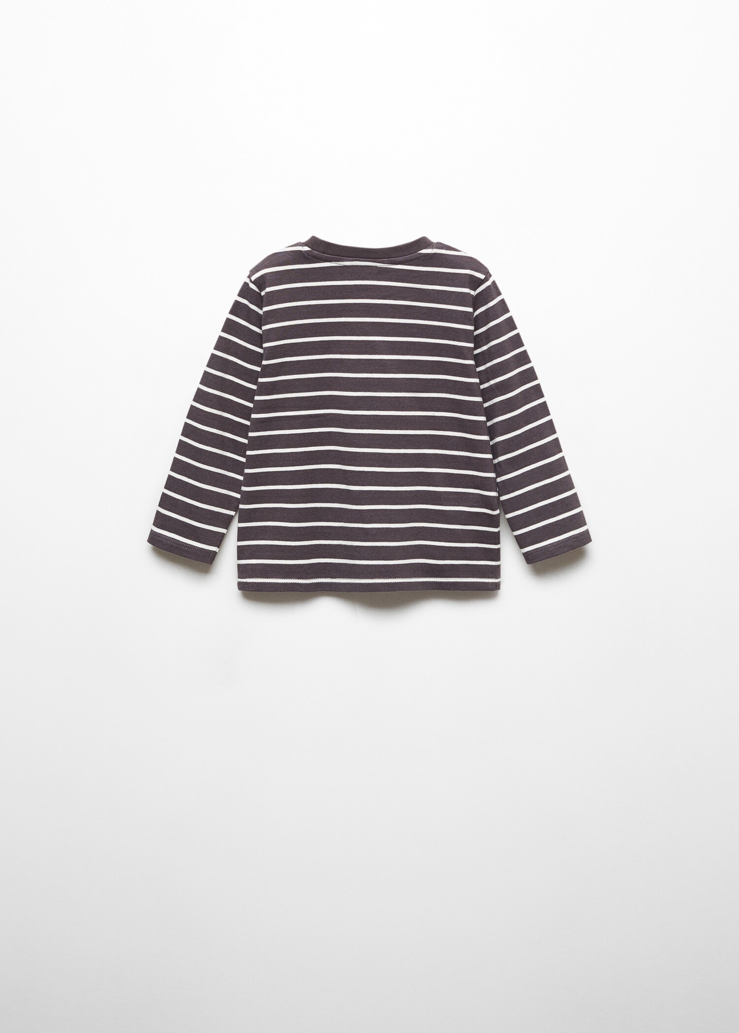 Striped long sleeves t-shirt - Reverse of the article