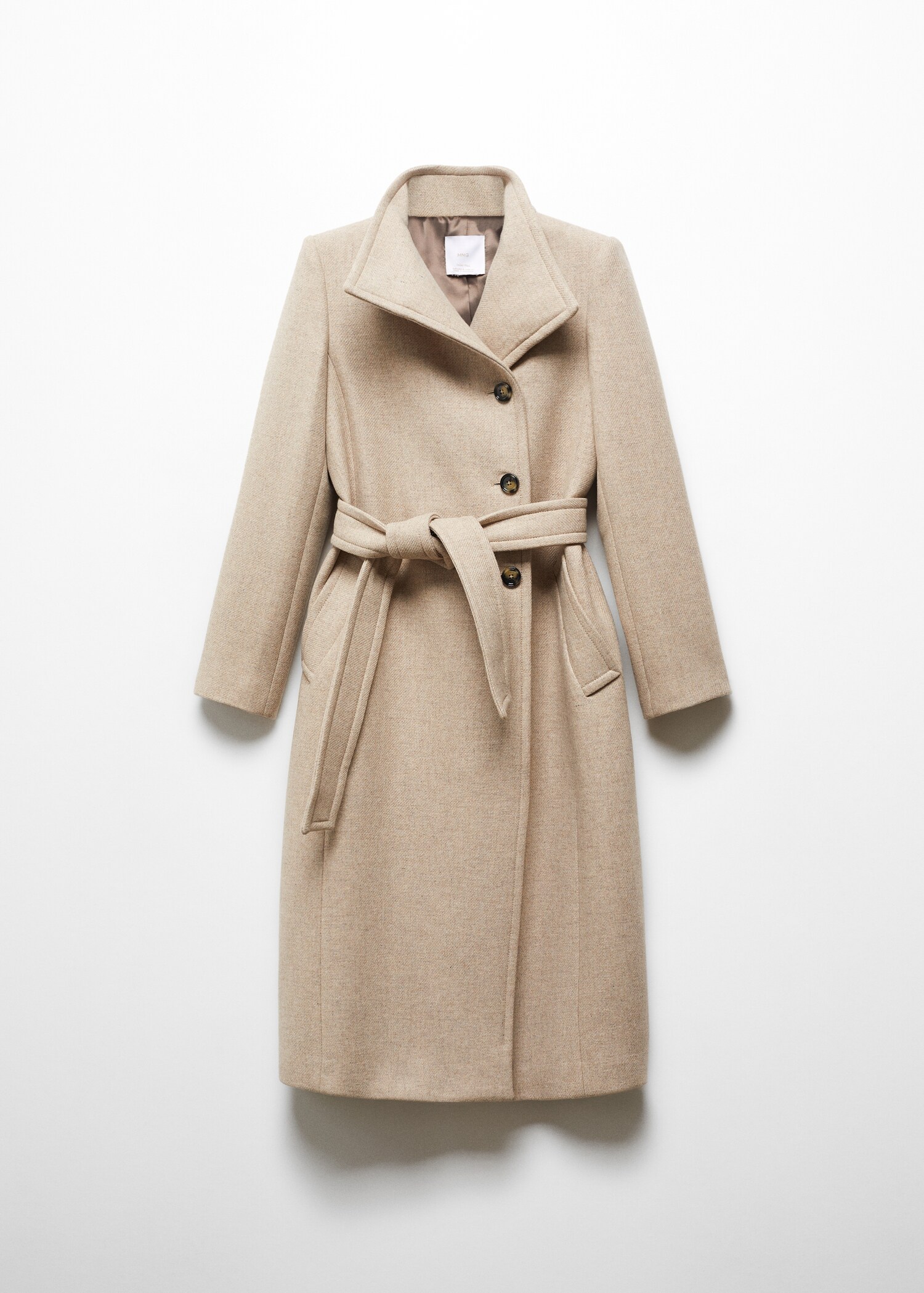 Belted Manteco wool coat - Article without model