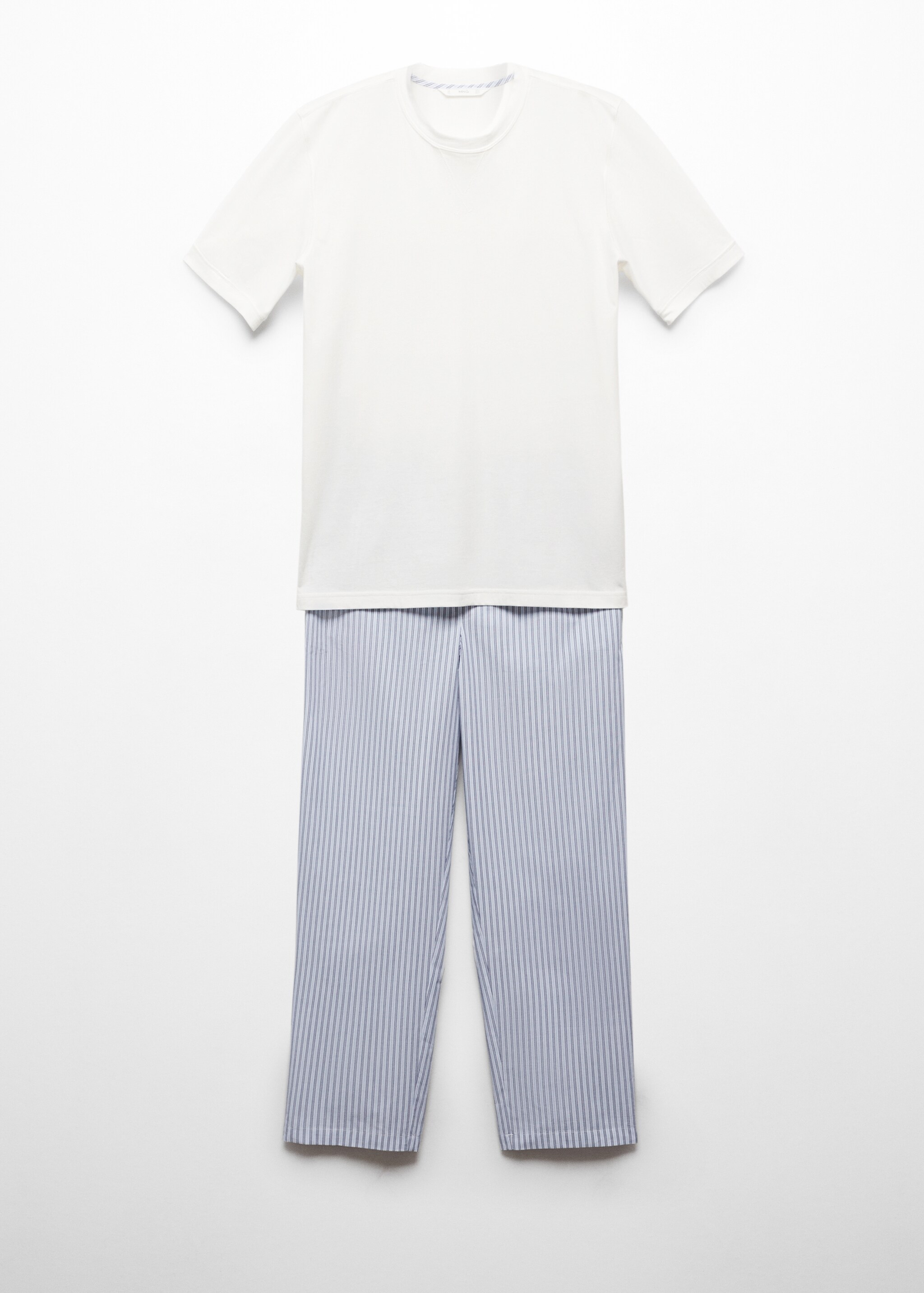 Set de pijama din bumbac cu imprimeu - Articol fără model
