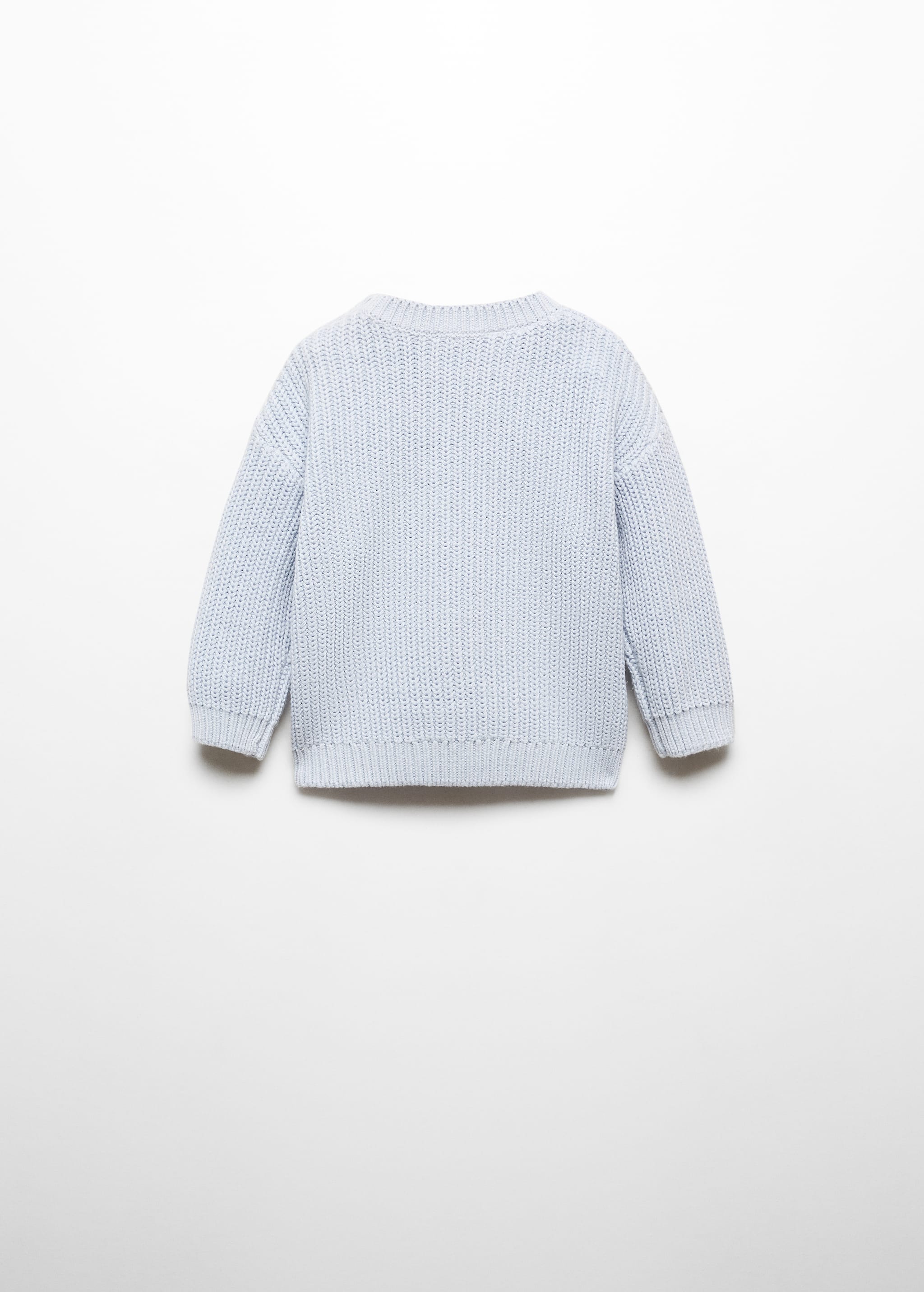 Reverse knit sweater - Reverse of the article