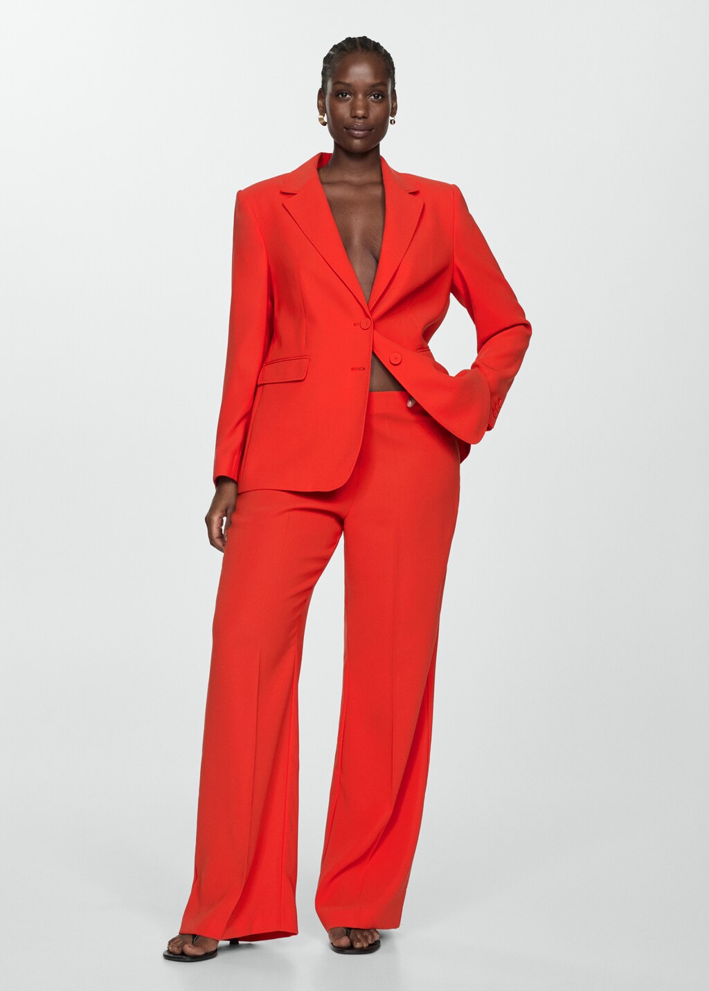 Pantalon rouge femme mango deals