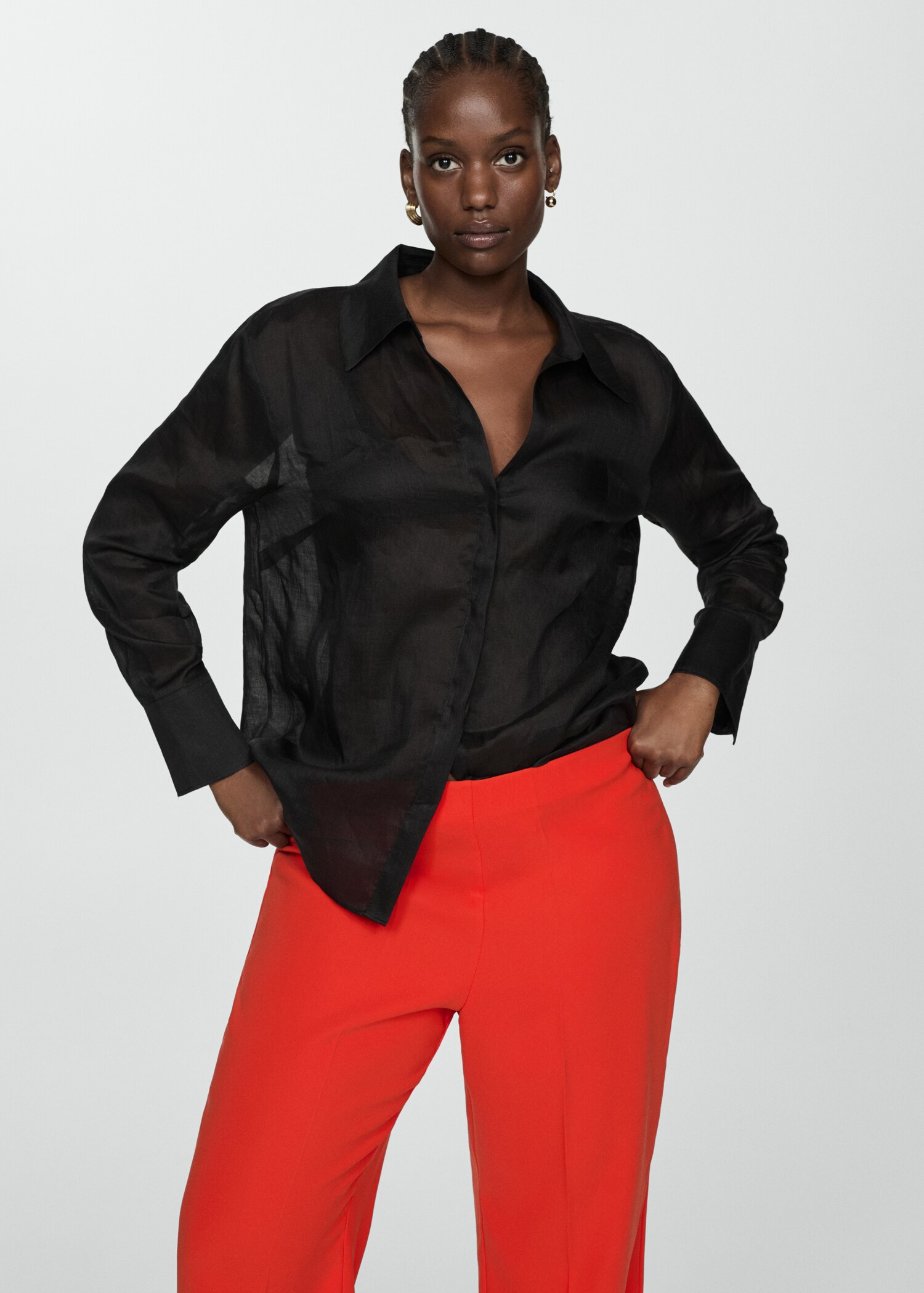 Pantalon wideleg ceinture - Détail de l'article 5