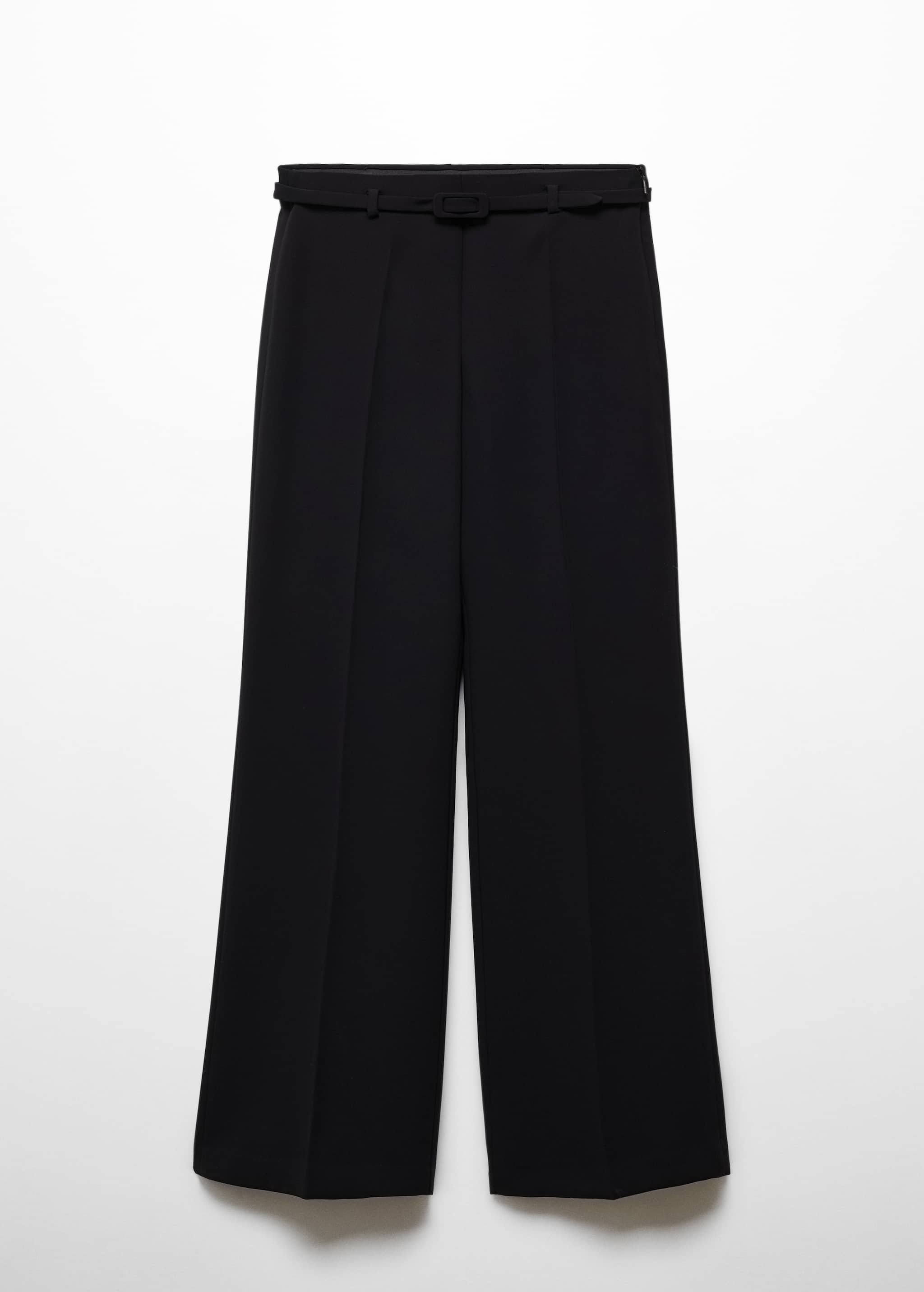 Wideleg trousers with belt - Article without model