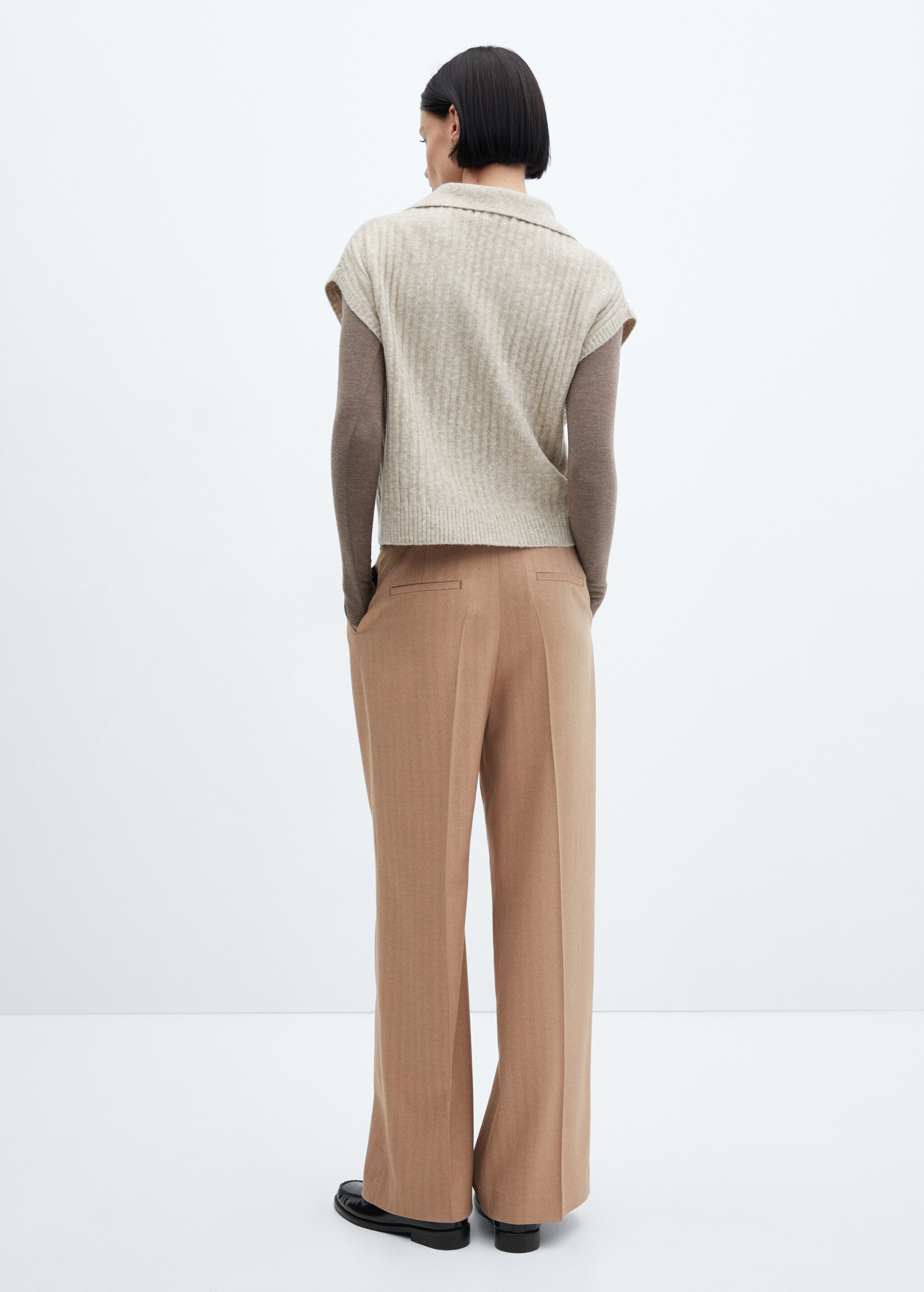 Chalk-stripe trousers - Reverse of the article