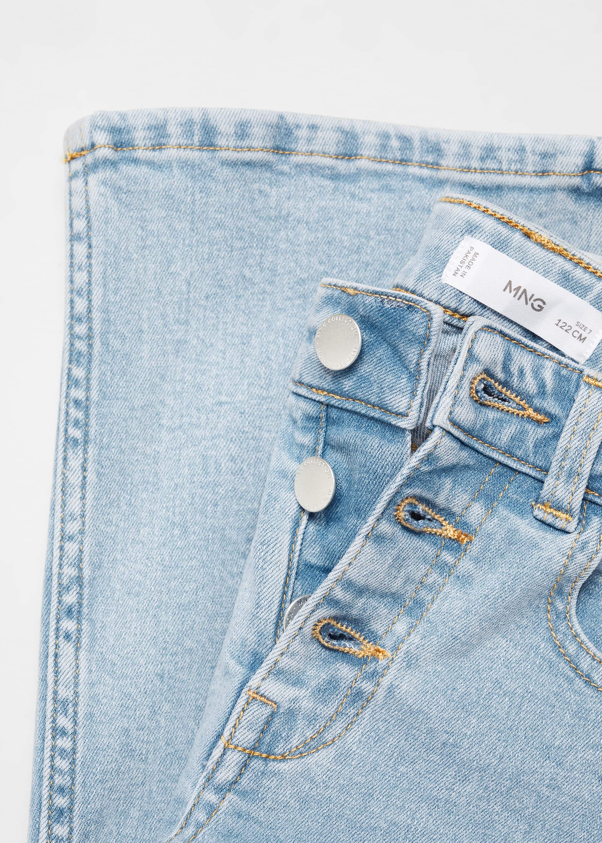 Buttons flare jeans - Details of the article 8