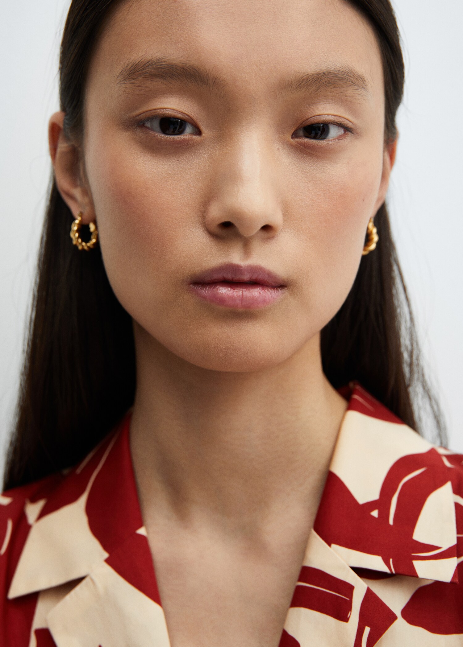 Floral shirt dress - Details of the article 1