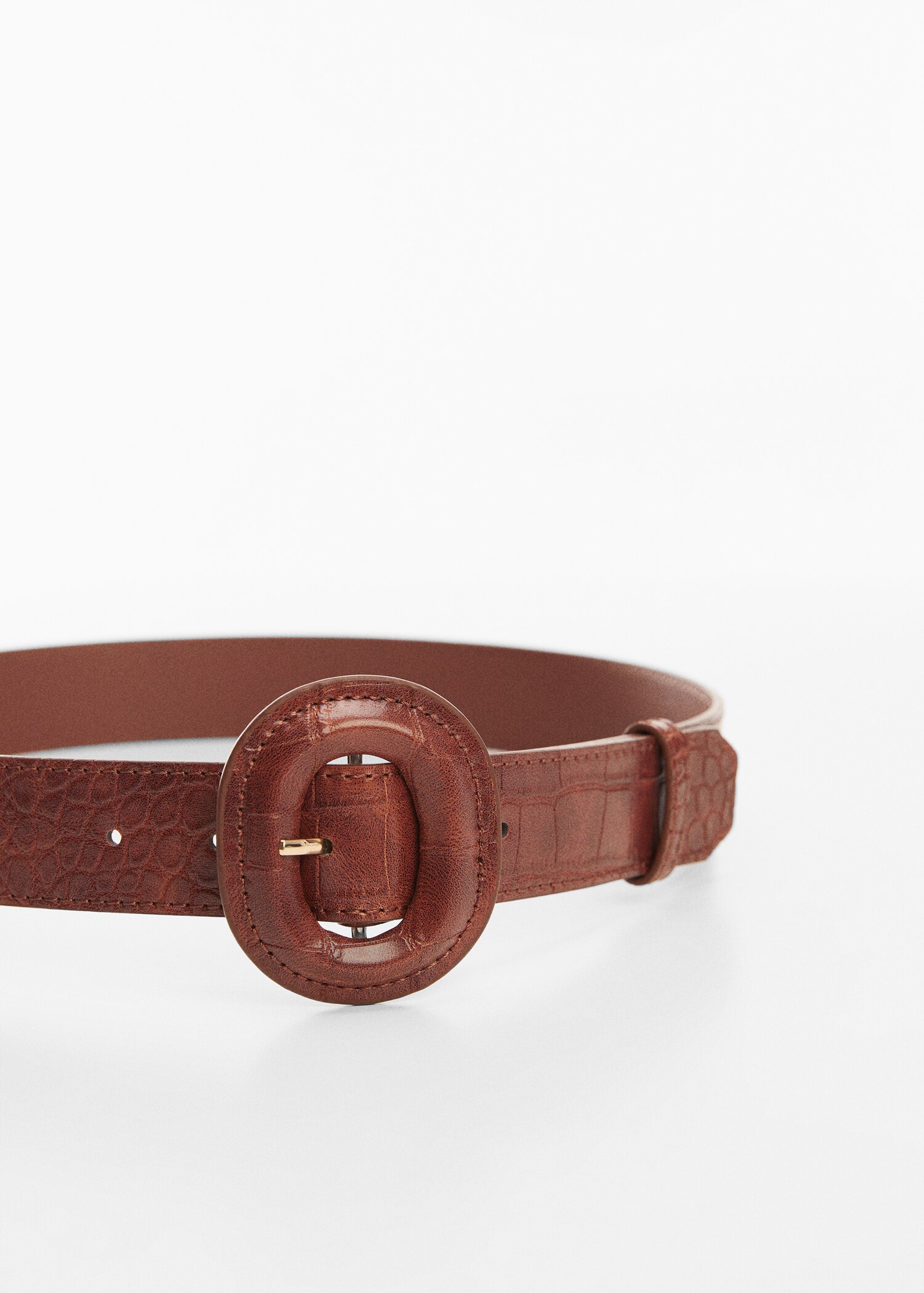 Animal print effect belt - Details of the article 1