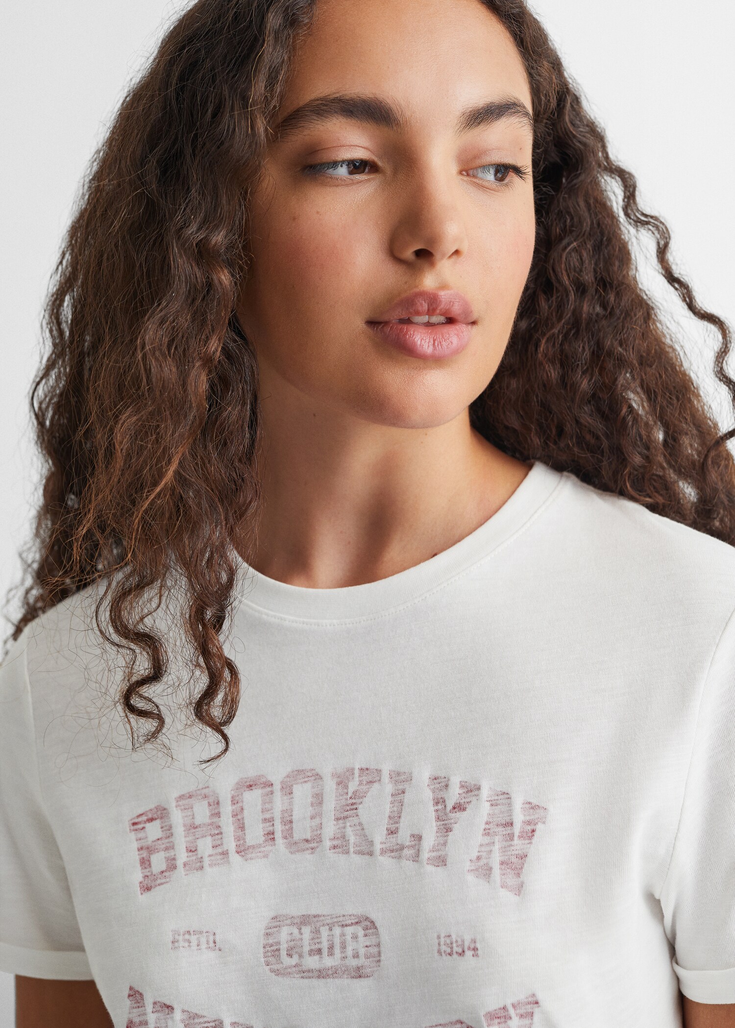 Camiseta mensaje estampado - Detalle del artículo 1