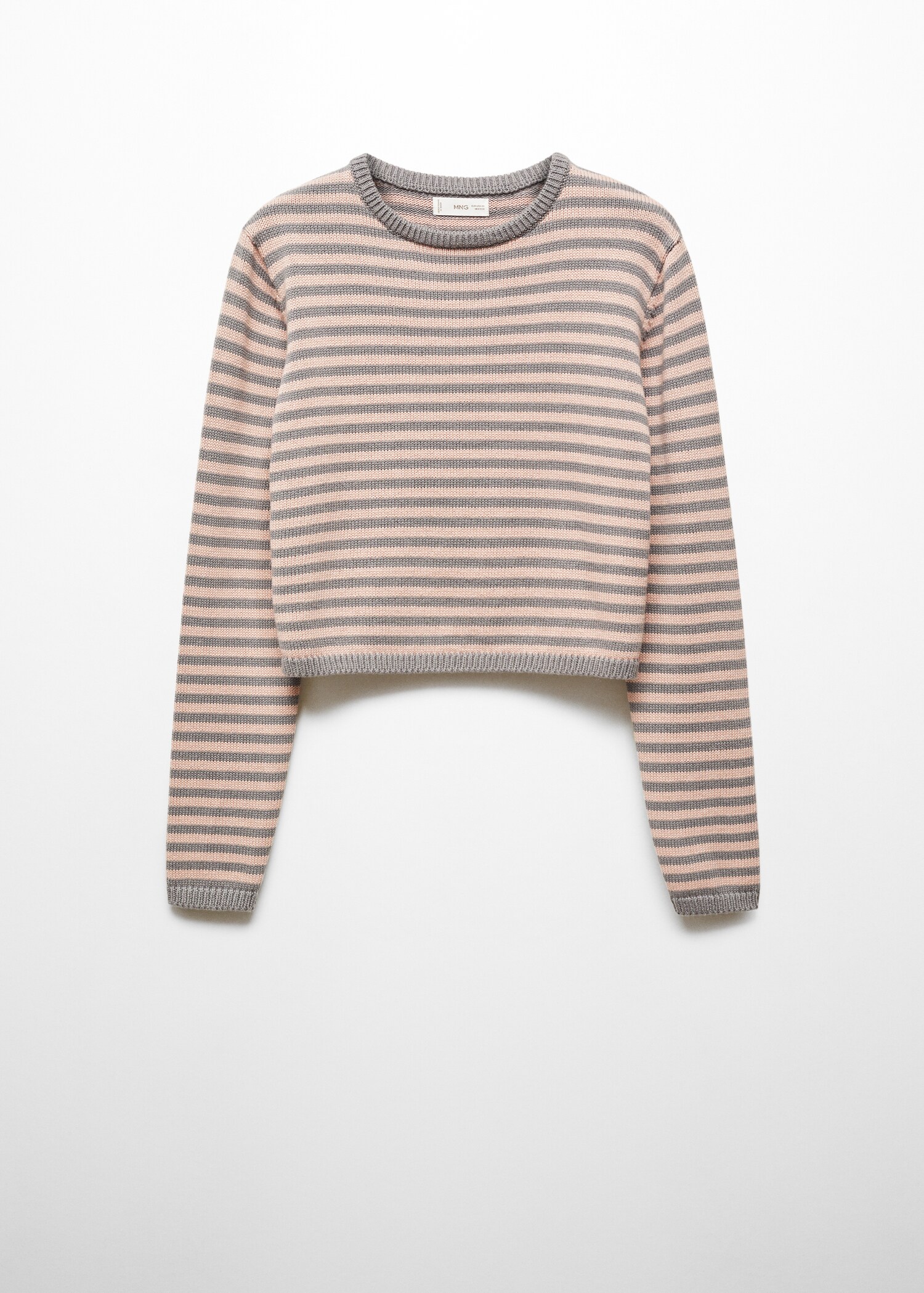 Striped knit sweater - Article without model