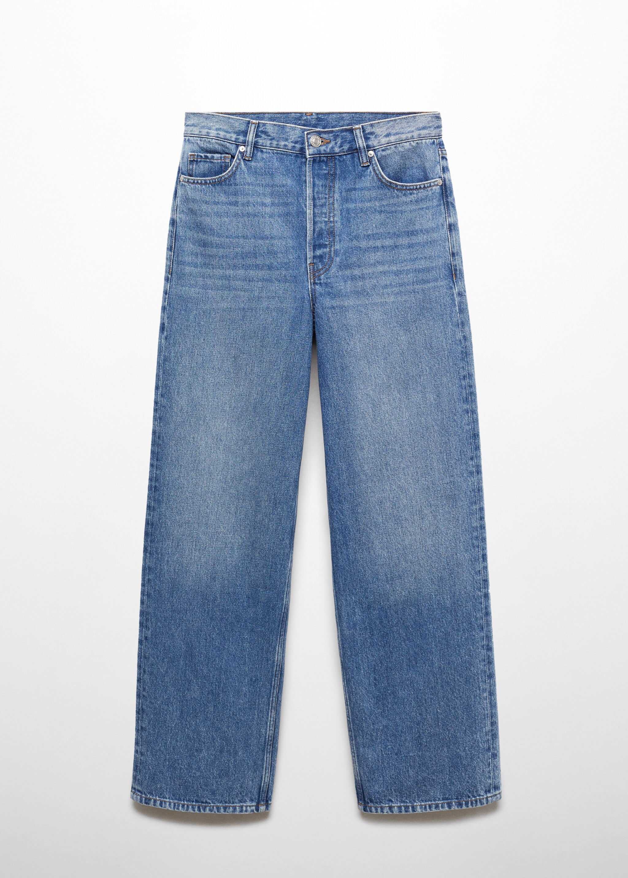 Loose-Wideleg-Jeans mit mittlerer Bundhöhe - Artikel ohne Model