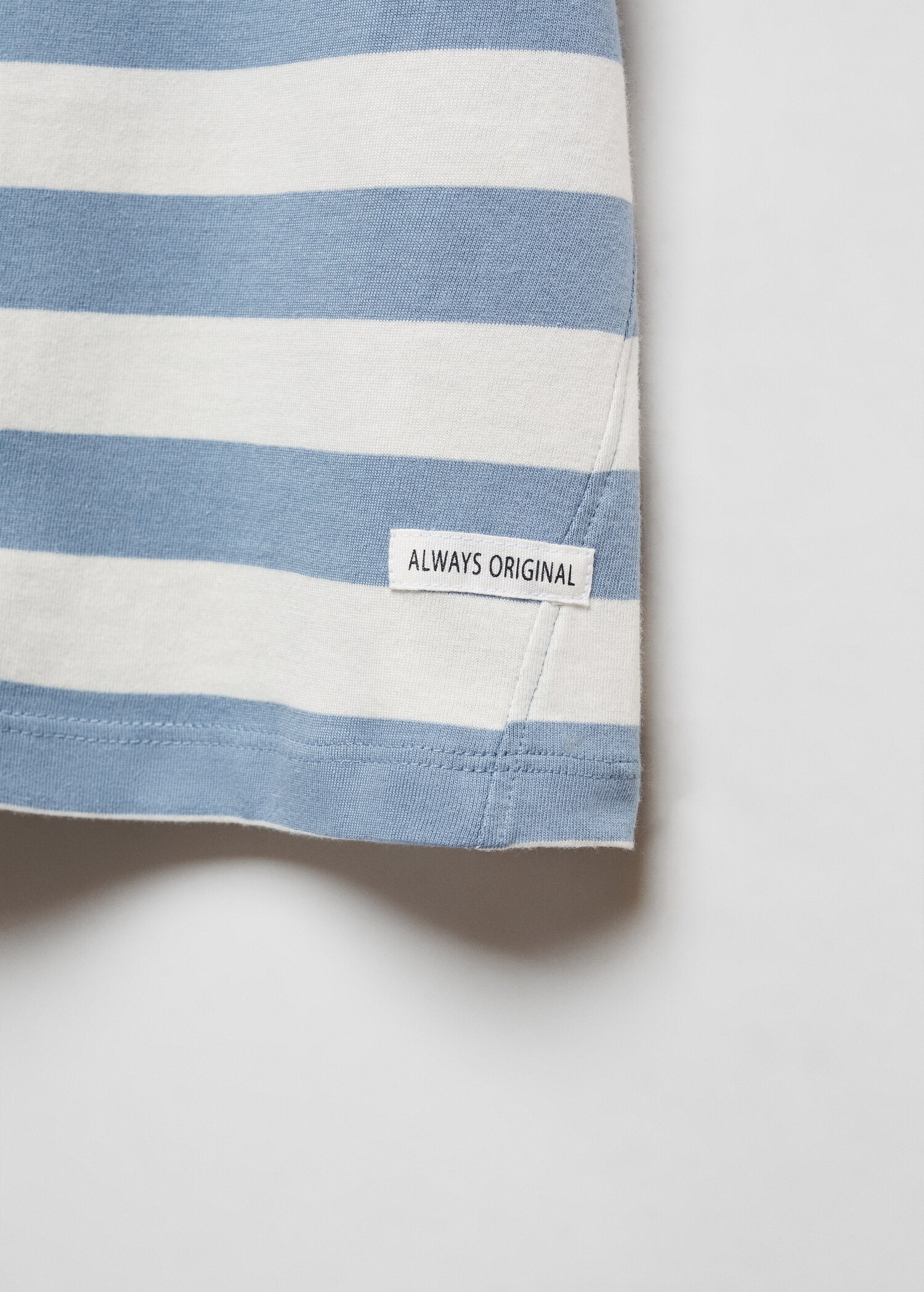T-shirt coton à rayures - Détail de l'article 8